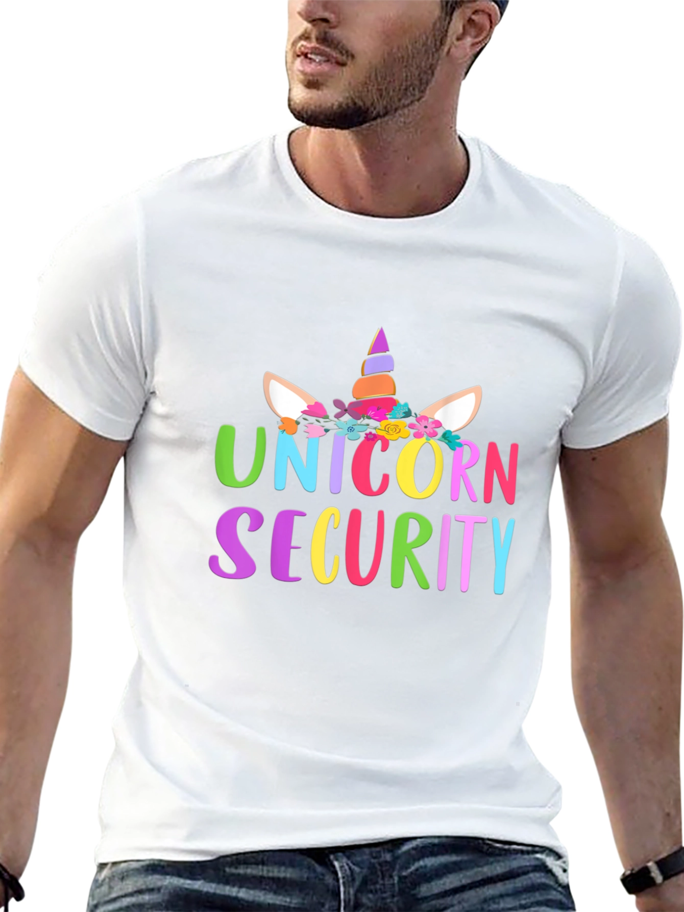 Unicorn Security Black T-Shirt