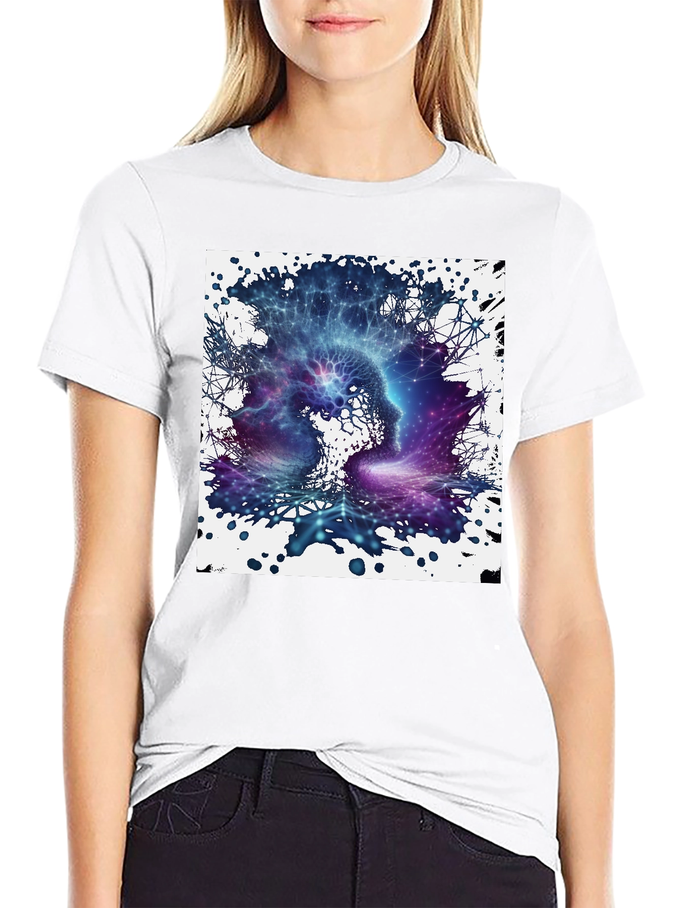 Abstract Mind T-Shirt - Artistic Brain Graphic Tee