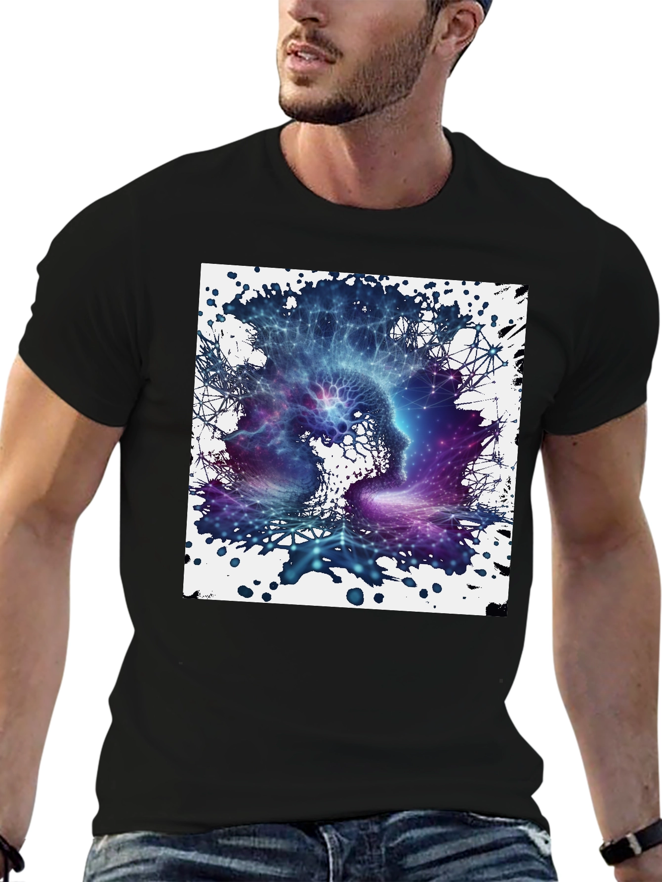Abstract Mind T-Shirt - Artistic Brain Graphic Tee