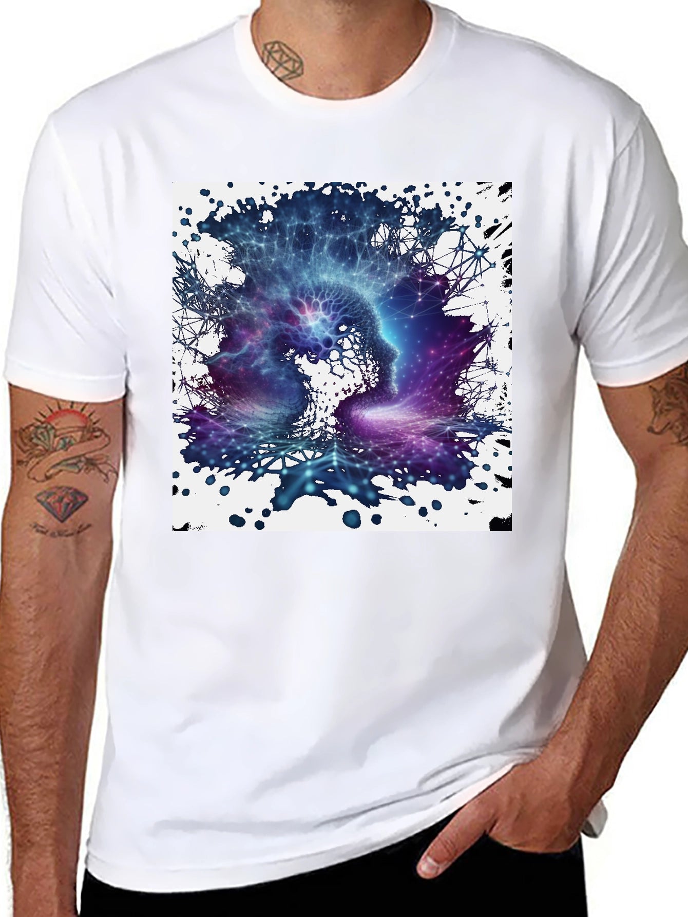 Abstract Mind T-Shirt - Artistic Brain Graphic Tee