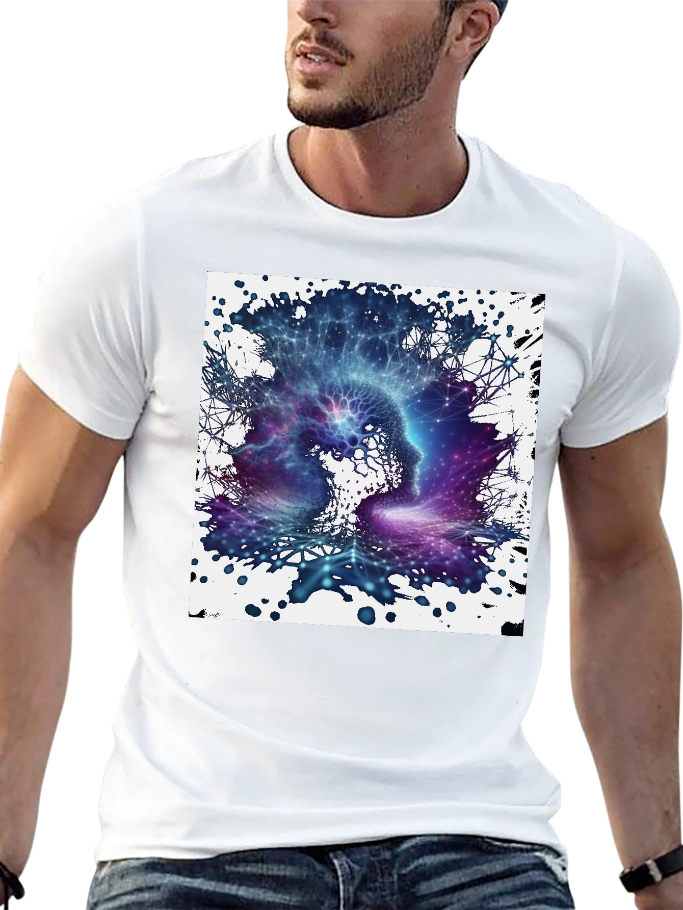 Abstract Mind T-Shirt - Artistic Brain Graphic Tee