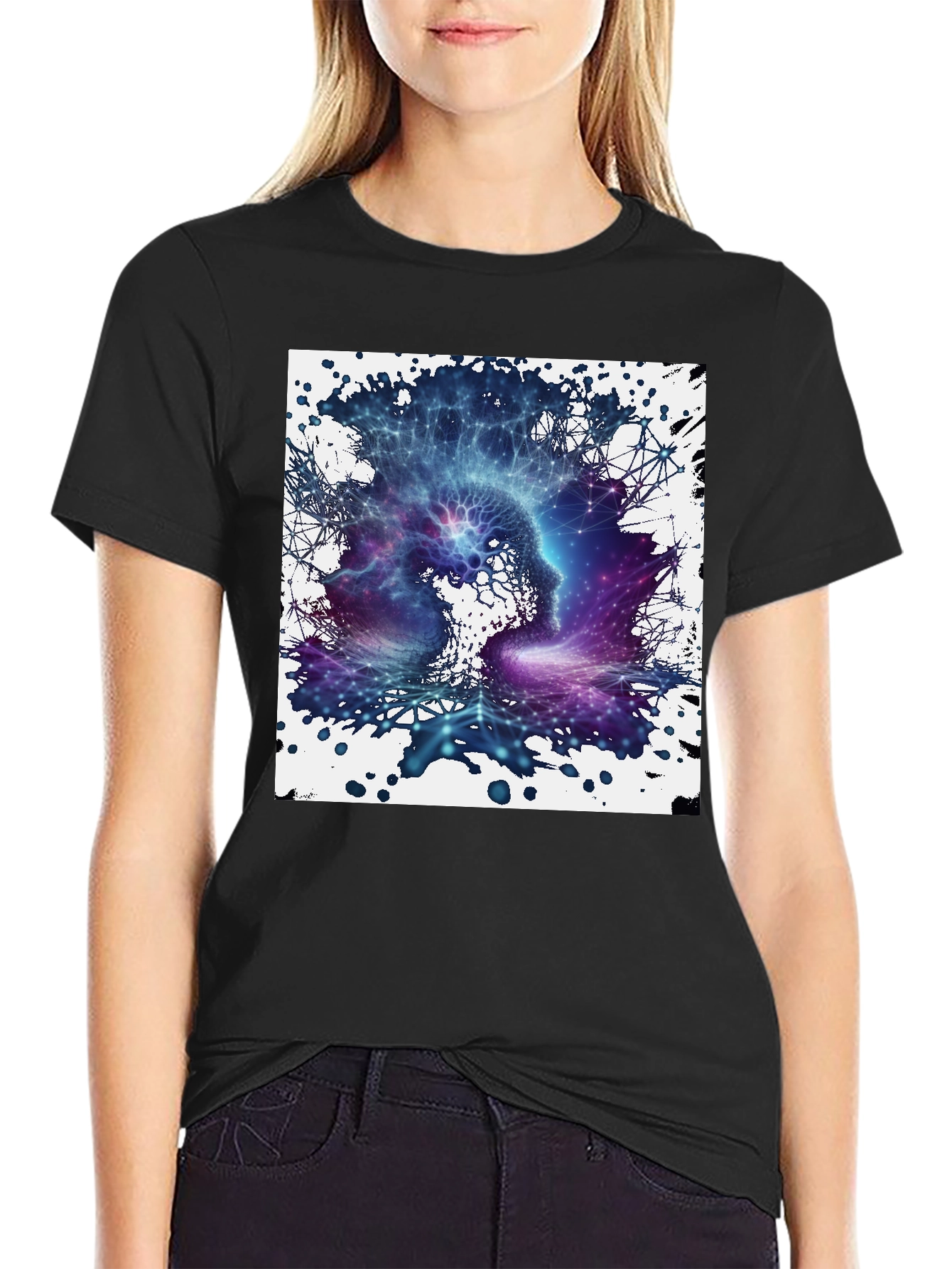 Abstract Mind T-Shirt - Artistic Brain Graphic Tee