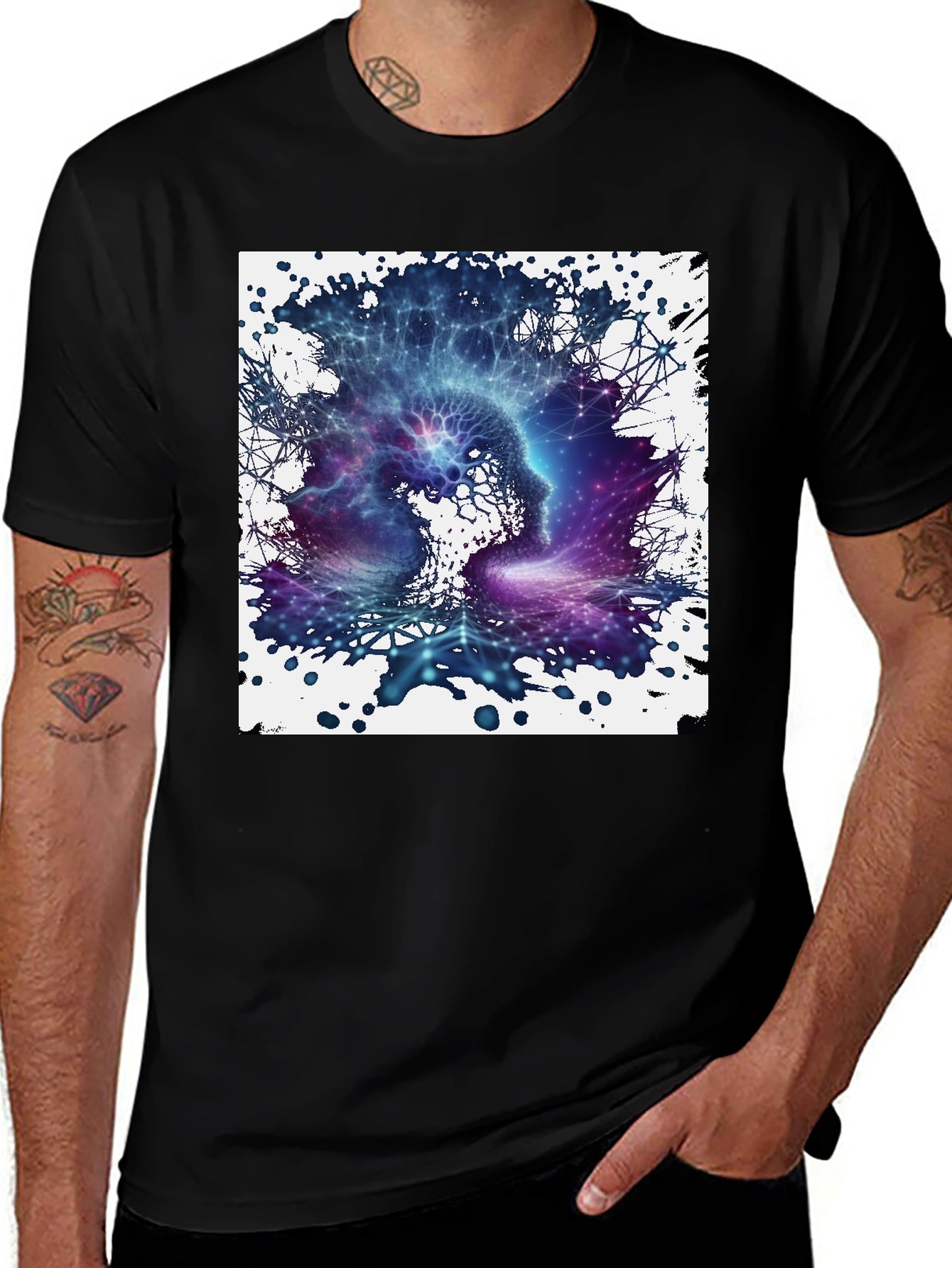 Abstract Mind T-Shirt - Artistic Brain Graphic Tee