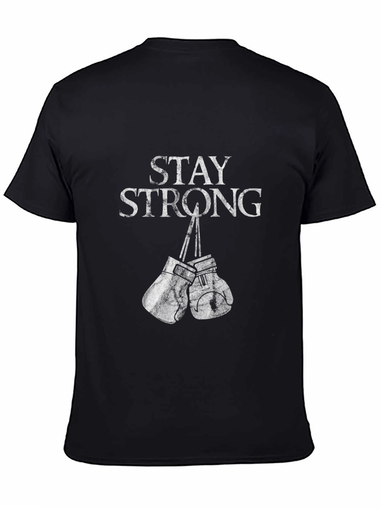 Stay Strong Boxing Gloves Graphic T-Shirt