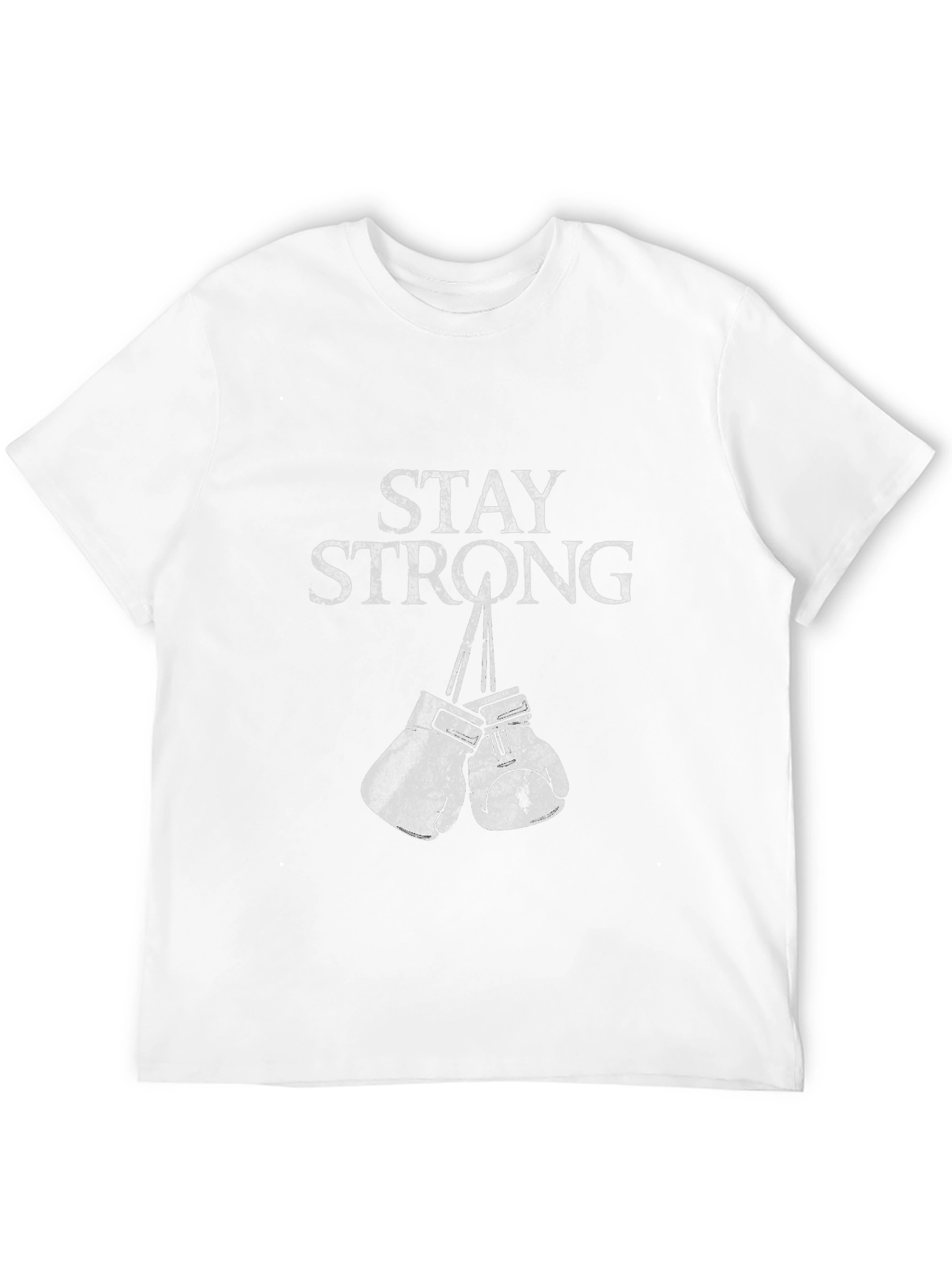 Stay Strong Boxing Gloves Graphic T-Shirt
