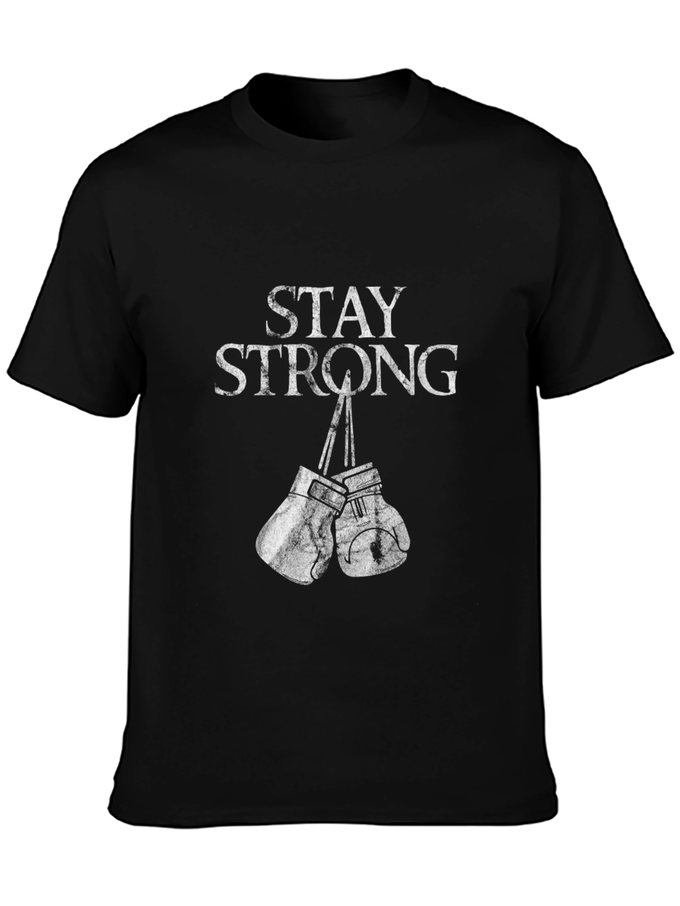 Stay Strong Boxing Gloves Graphic T-Shirt