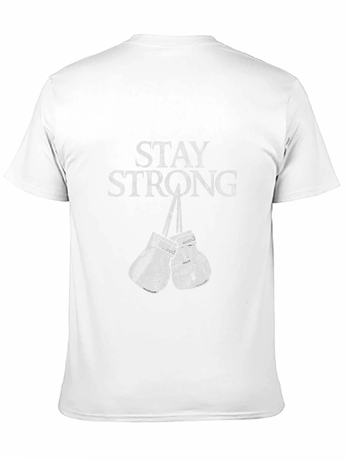 Stay Strong Boxing Gloves Graphic T-Shirt