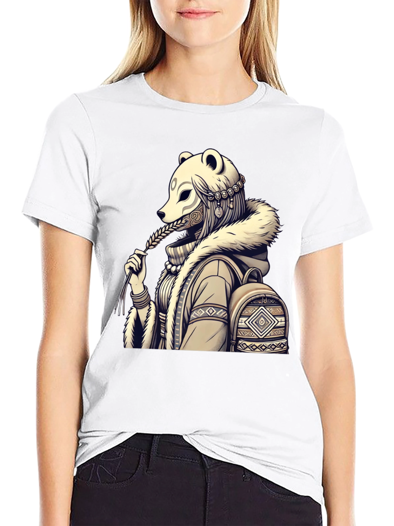 Bear Mask Graphic Tee