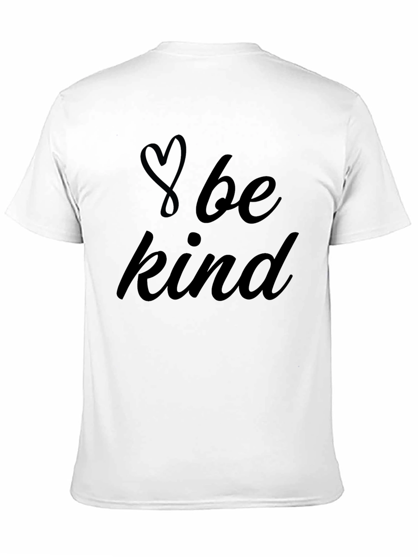 Be Kind Heart Graphic Tee - Black