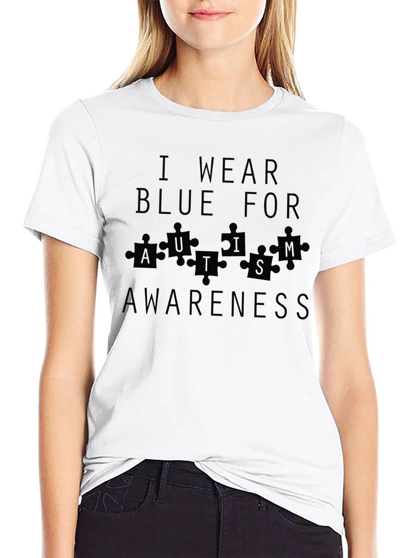 Autism Awareness T-Shirt: I Wear Blue For...