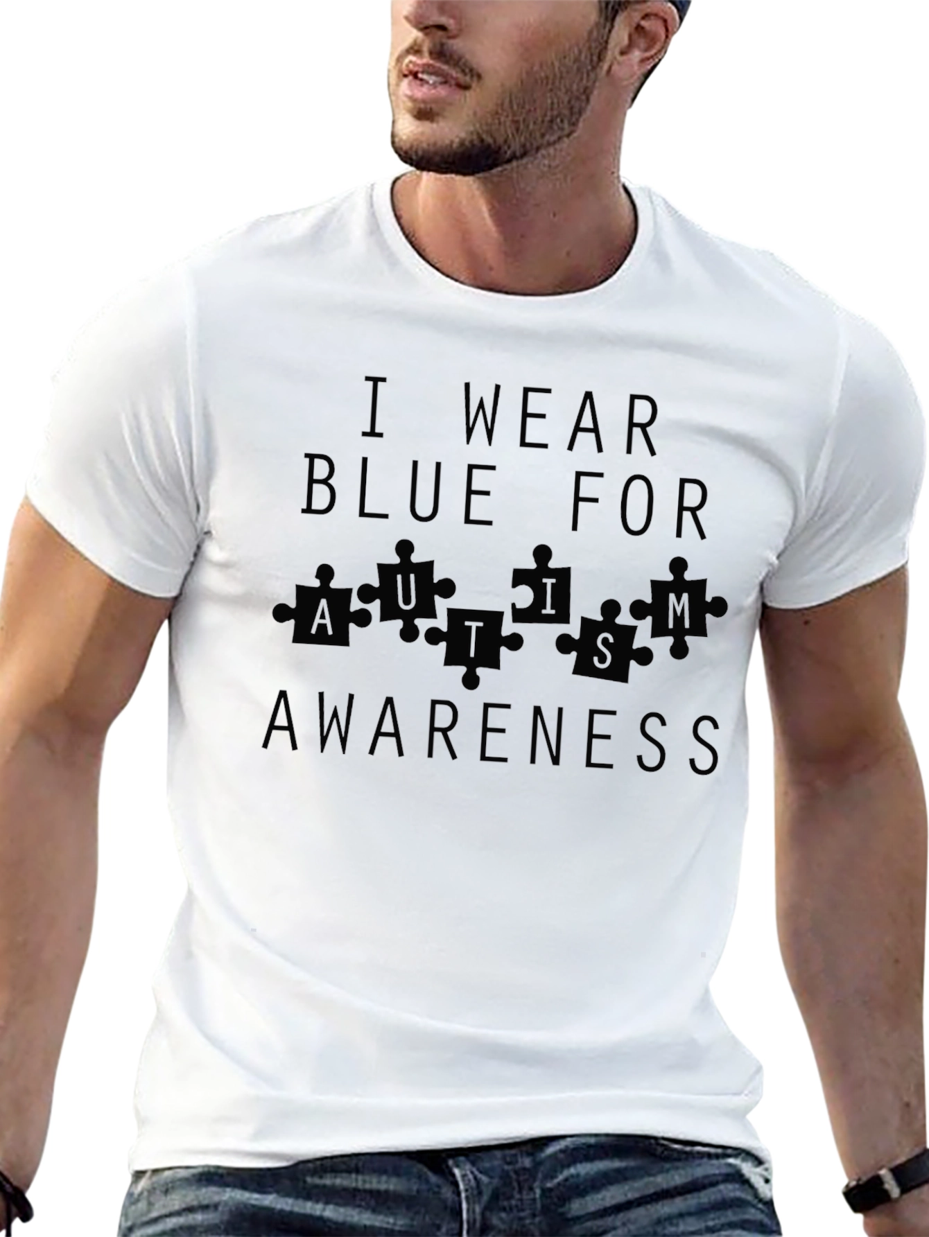 Autism Awareness T-Shirt: I Wear Blue For...