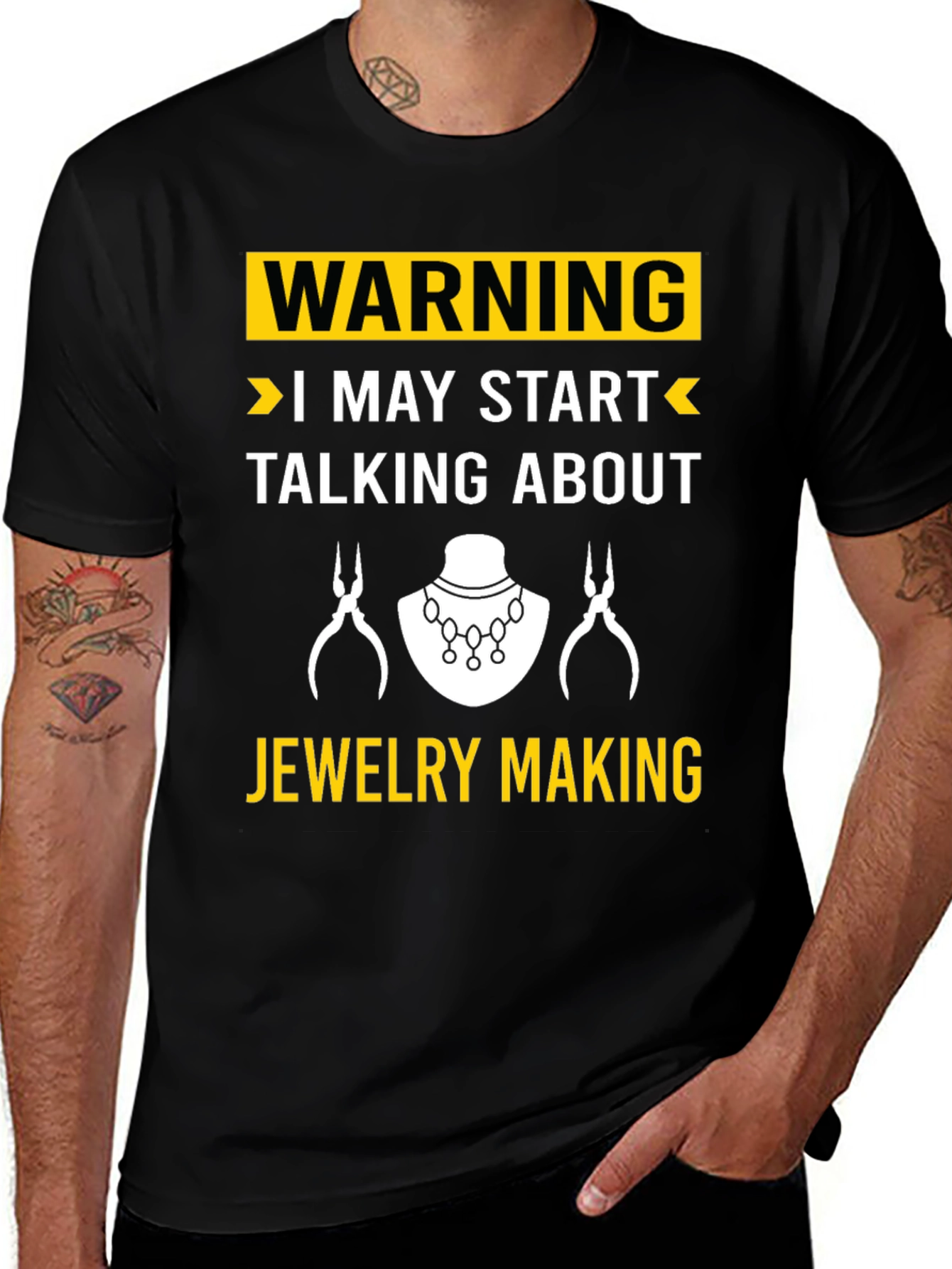 Warning: Jewelry Making Hobbyist T-Shirt