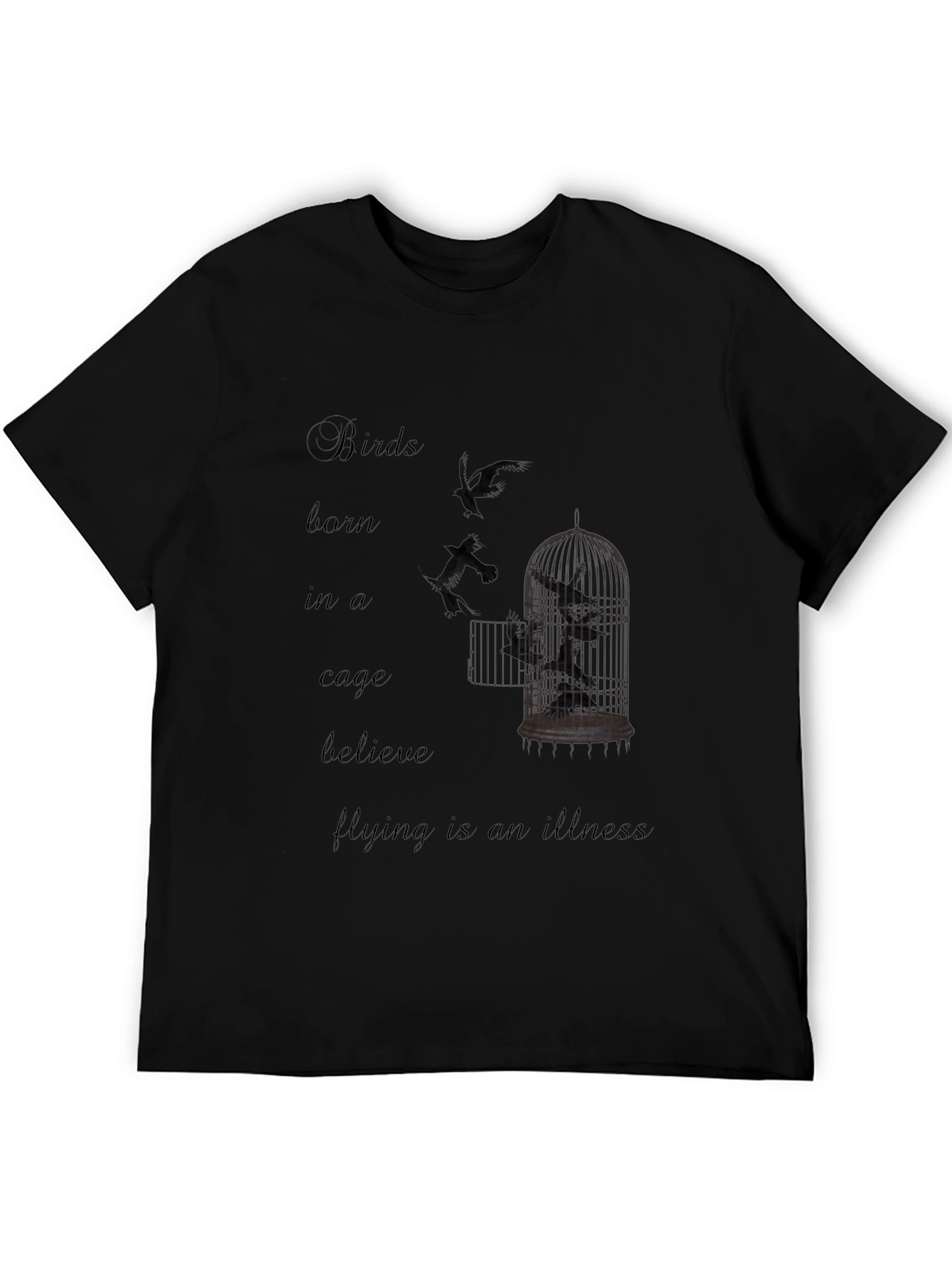 Birds Born in a Cage Graphic T-Shirt