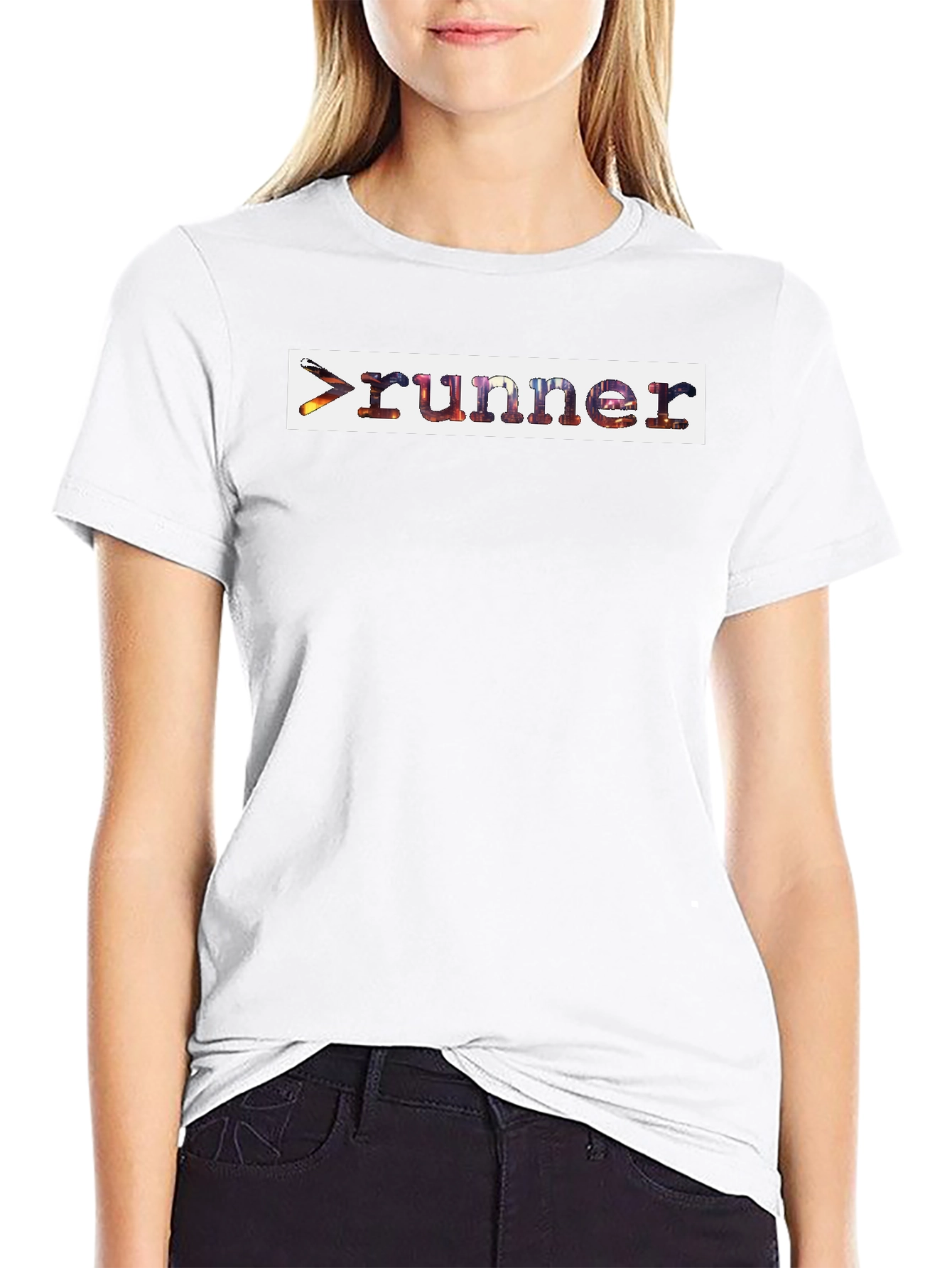 Runner Graphic T-Shirt - Black