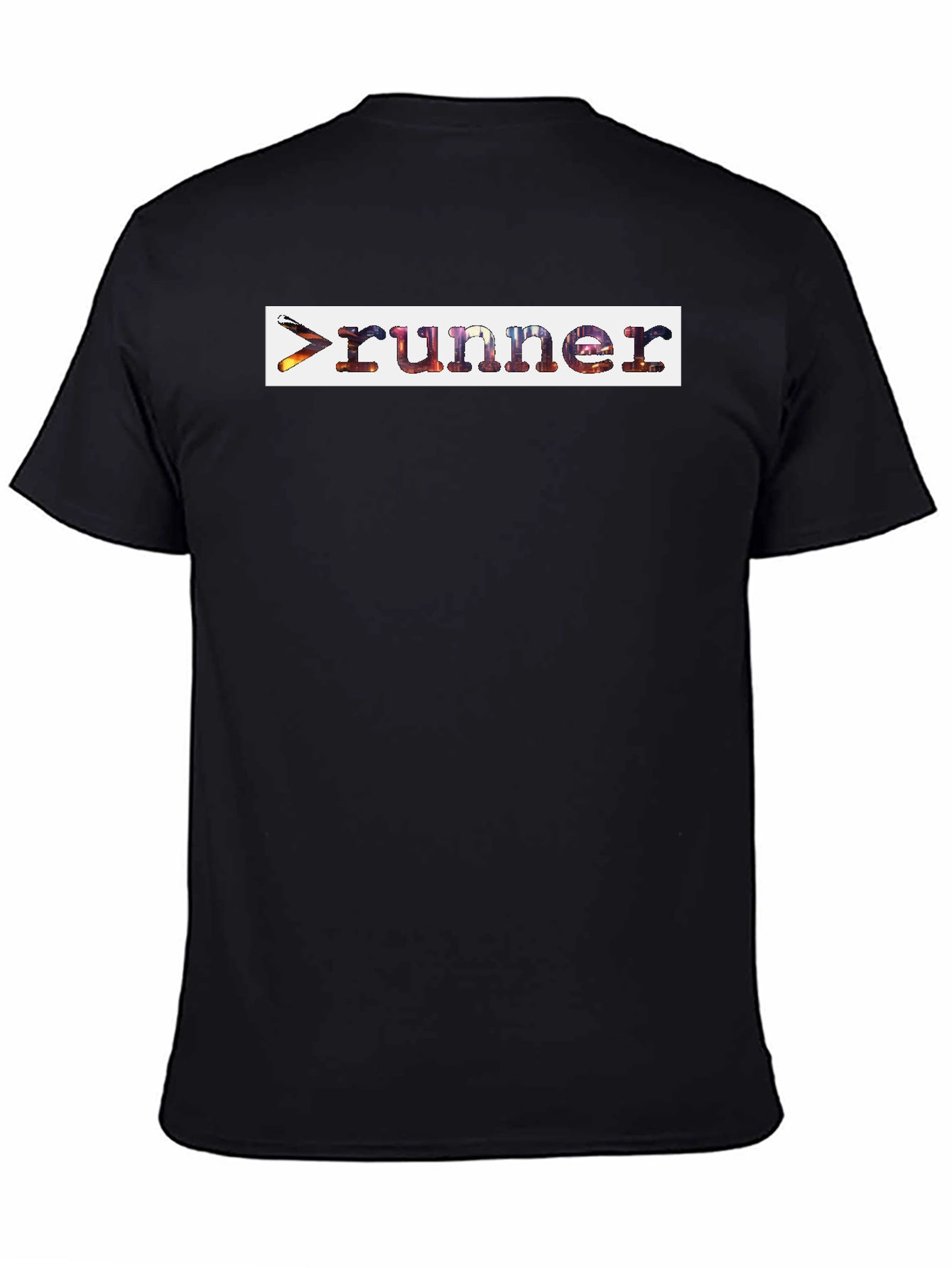Runner Graphic T-Shirt - Black
