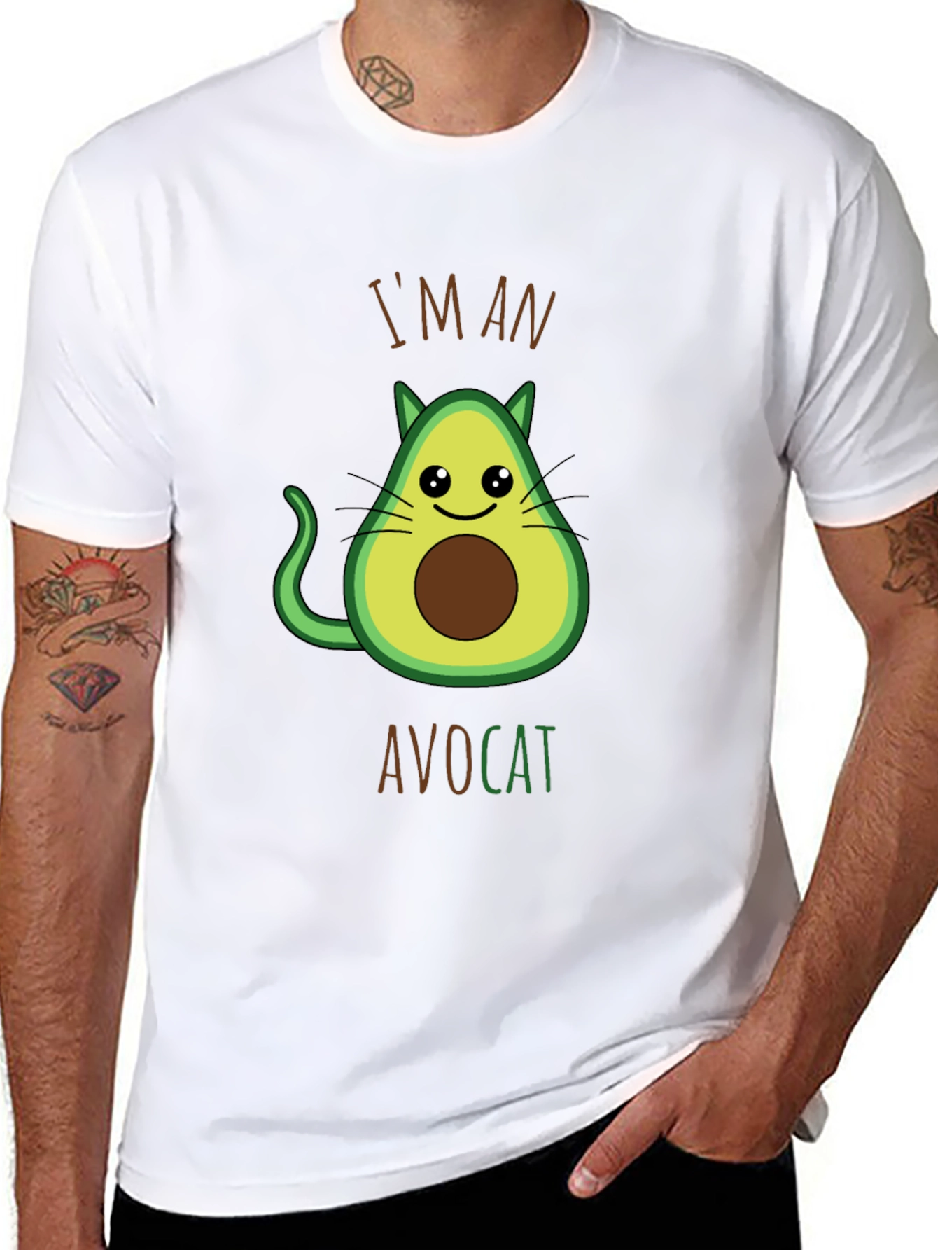 Avocat Funny Graphic Novelty Tee