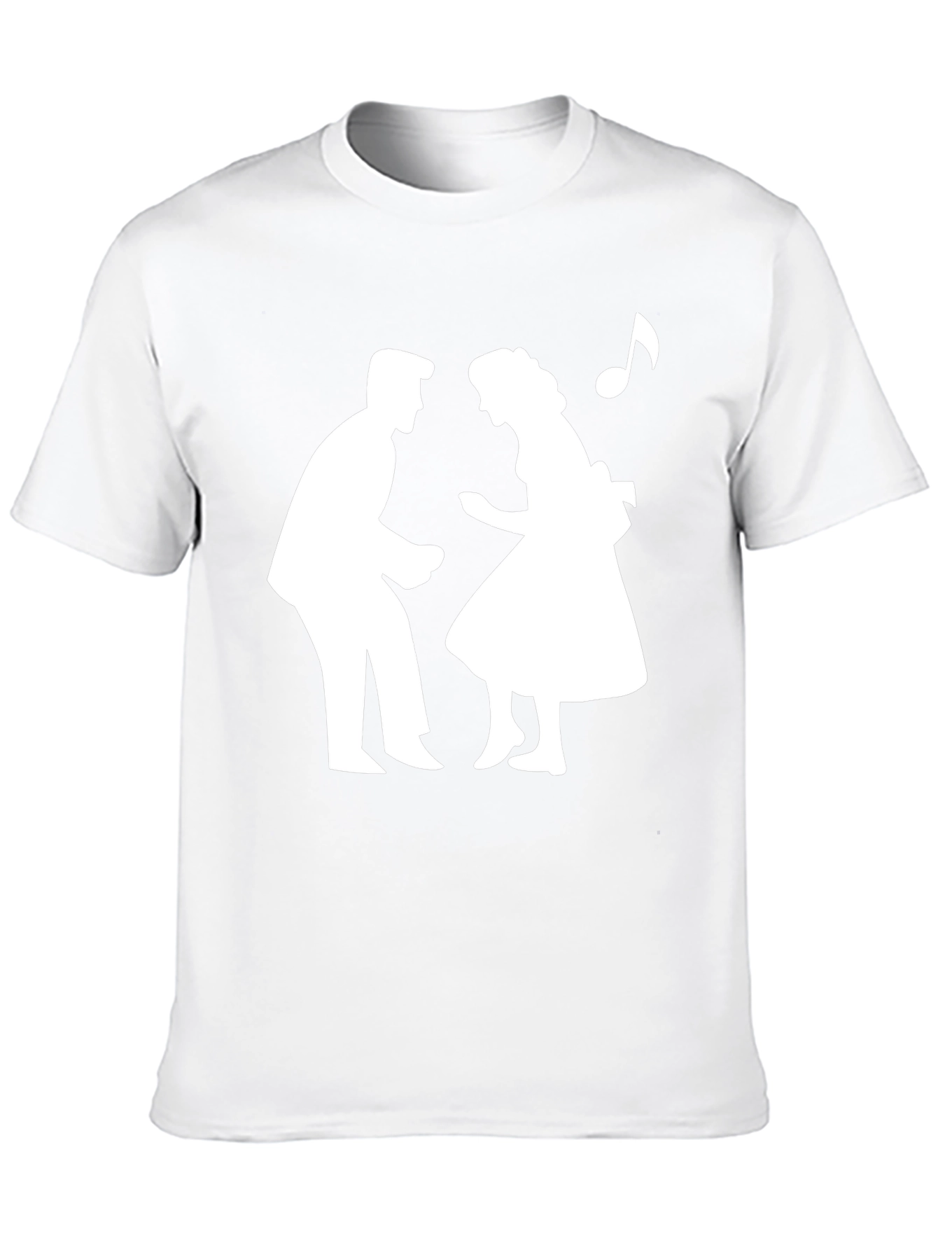Retro Dance T-Shirt - Black Cotton Tee