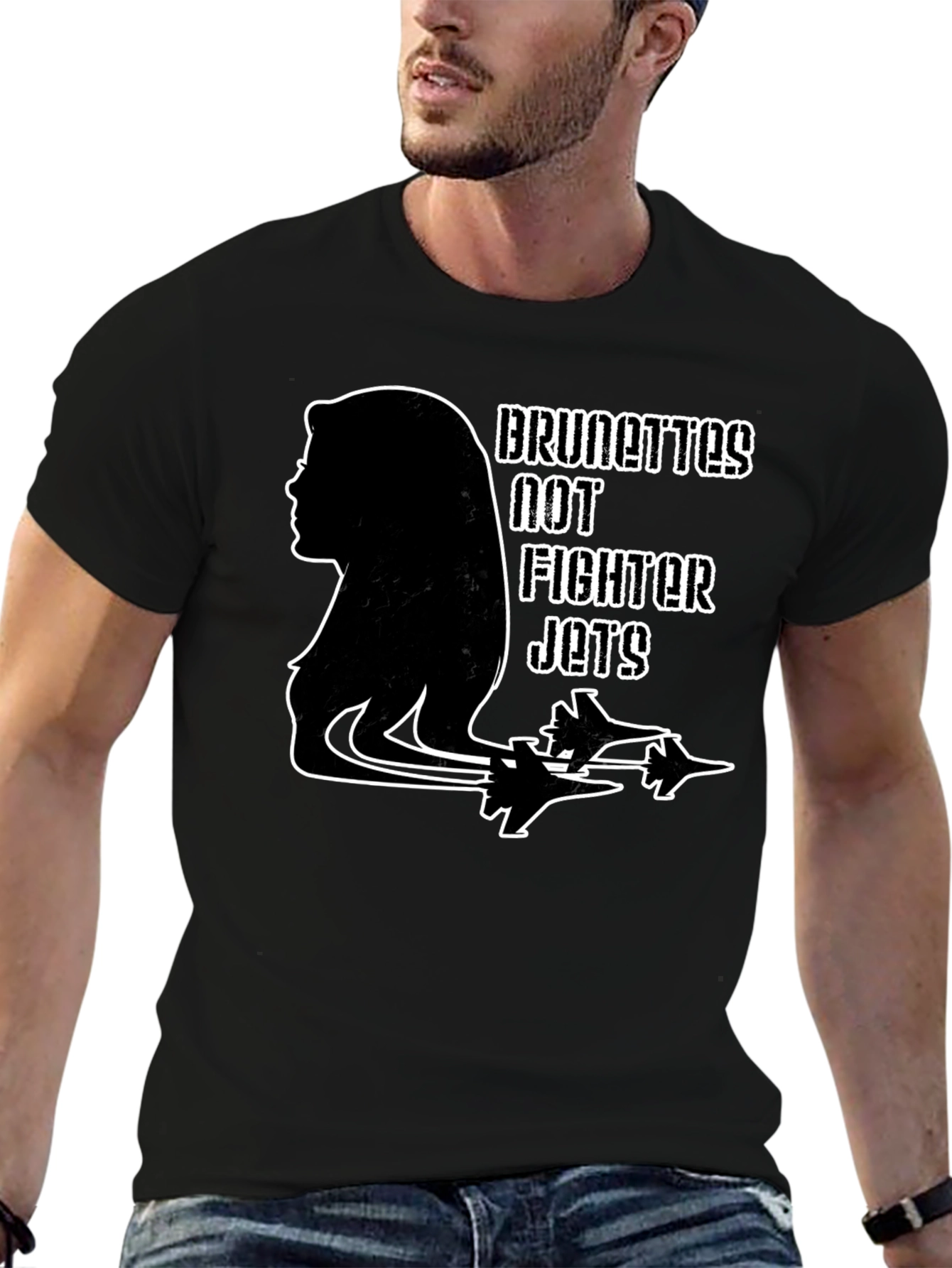 Brunettes Not Fighter Jets Graphic Tee - Unisex