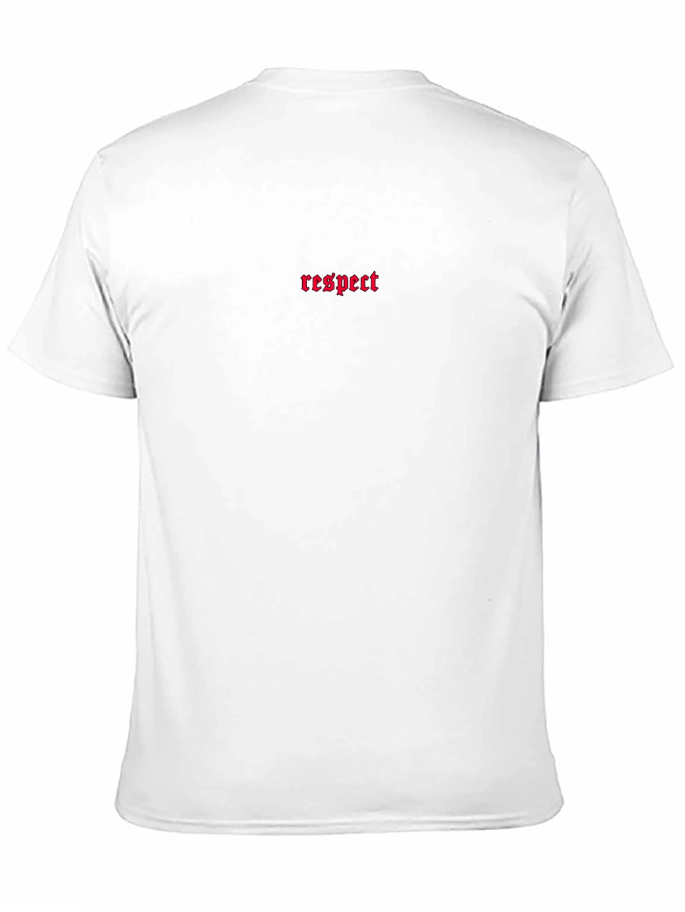 Respect Graphic Tee - Black Cotton Casual Wear