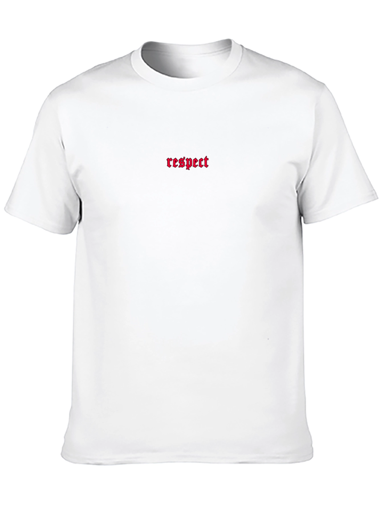 Respect Graphic Tee - Black Cotton Casual Wear
