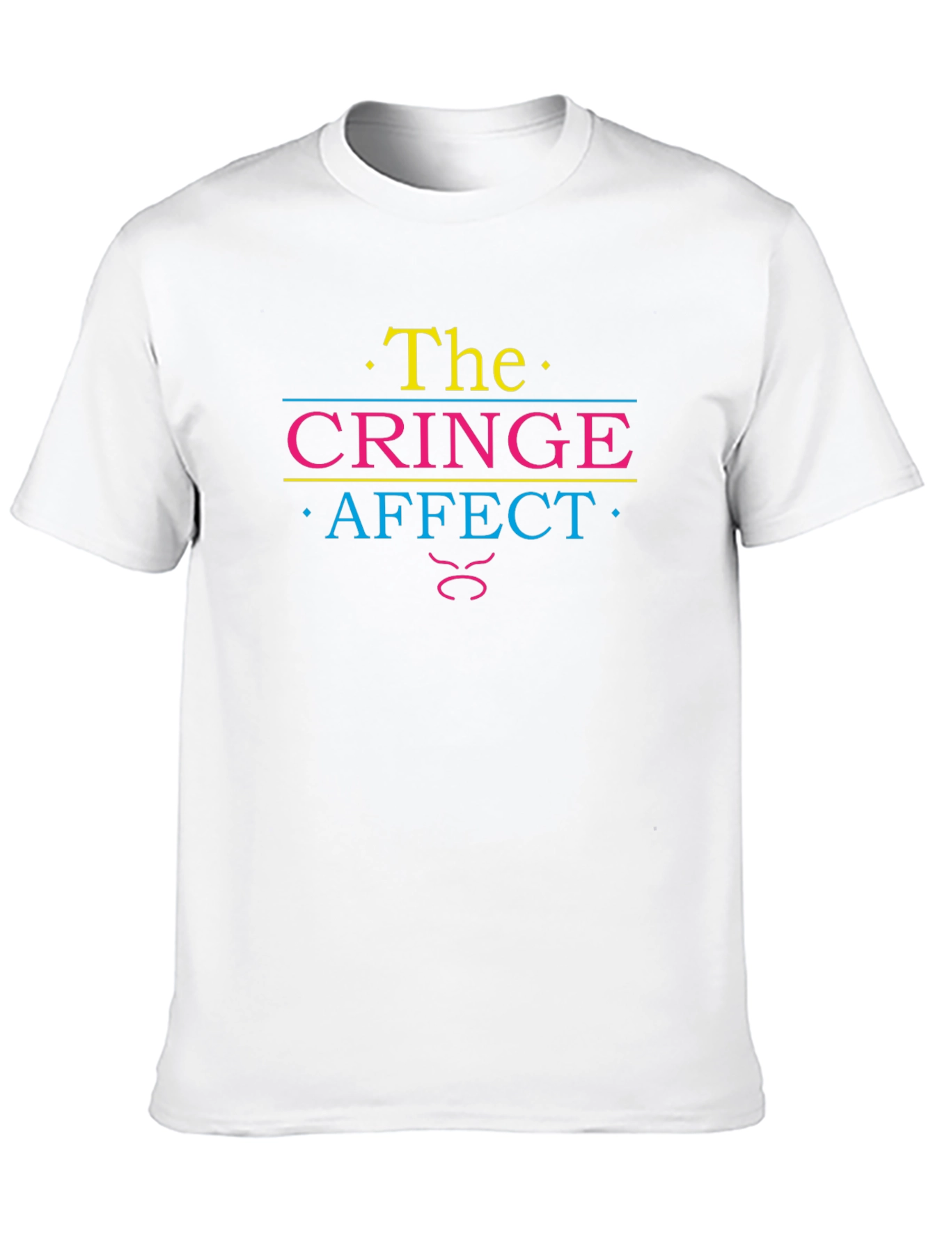The Cringe Affect T-Shirt - Black Cotton Tee