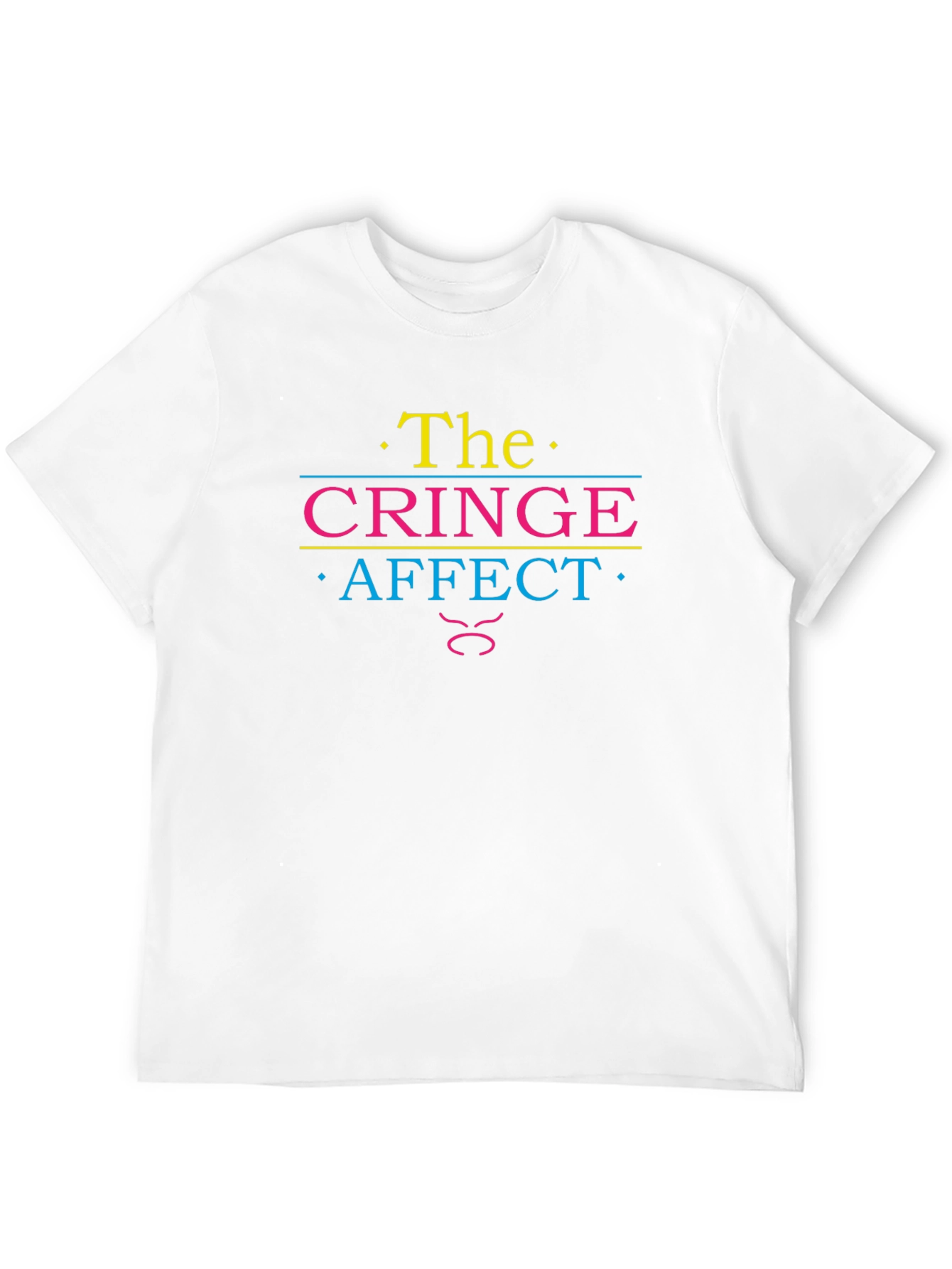 The Cringe Affect T-Shirt - Black Cotton Tee