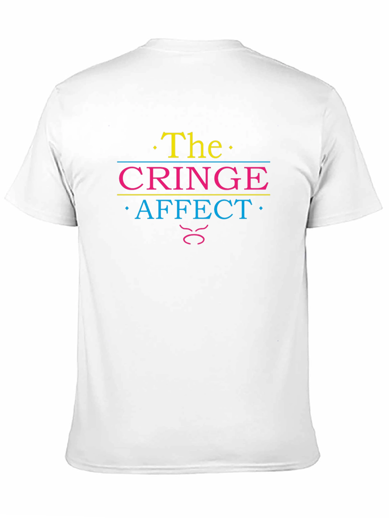 The Cringe Affect T-Shirt - Black Cotton Tee