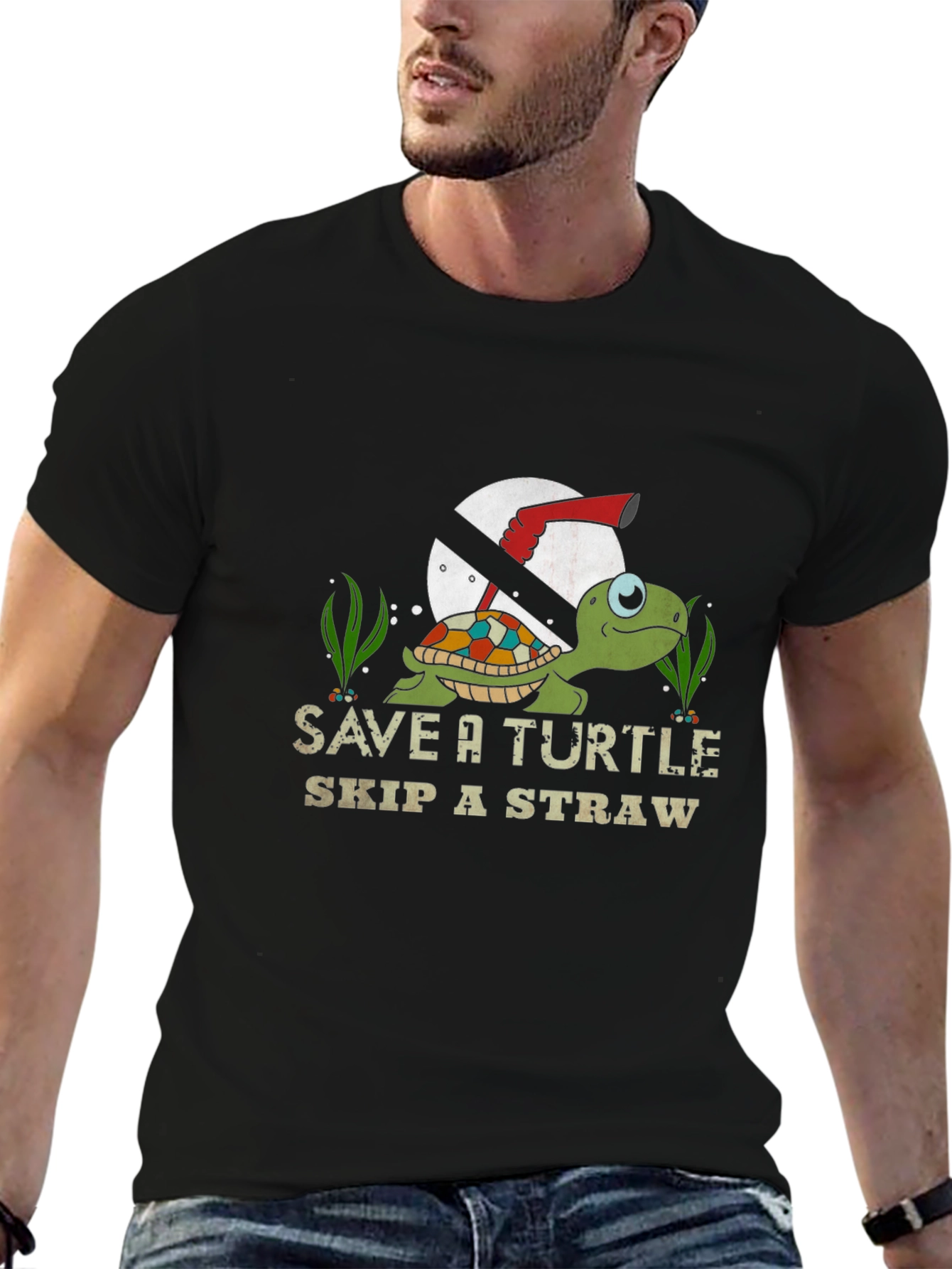 Save a Turtle Skip a Straw T-Shirt