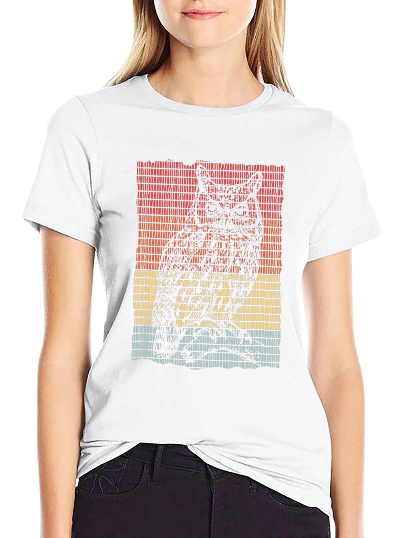Retro Owl Graphic T-Shirt - Unique Design