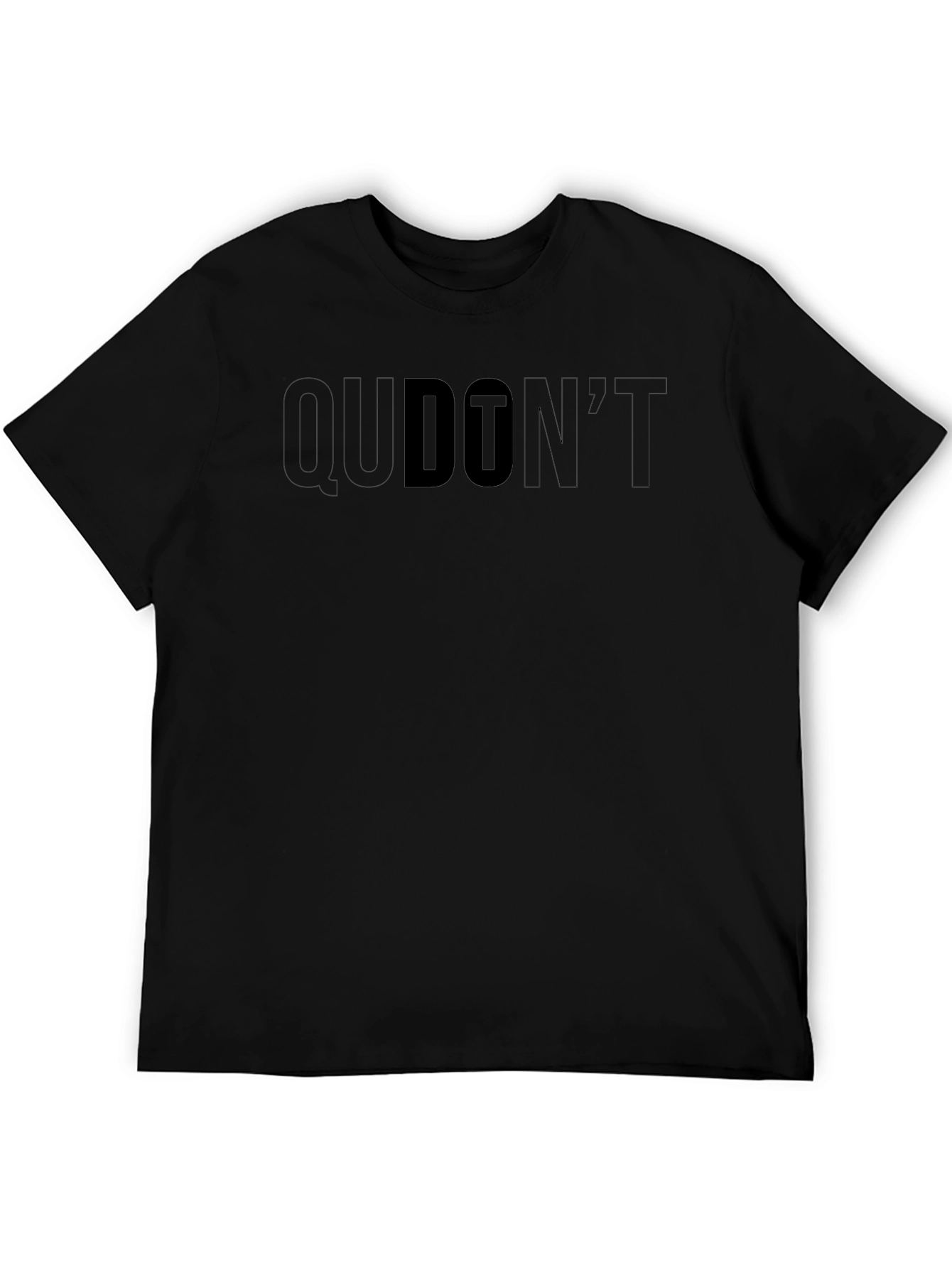QU DONT Graphic Print T-Shirt