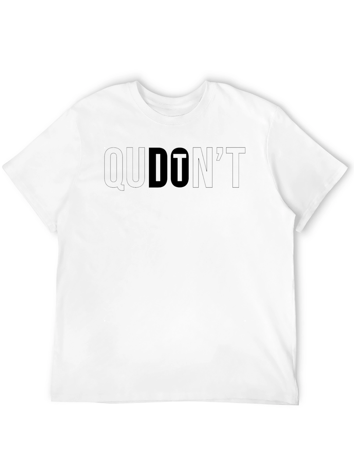 QU DONT Graphic Print T-Shirt