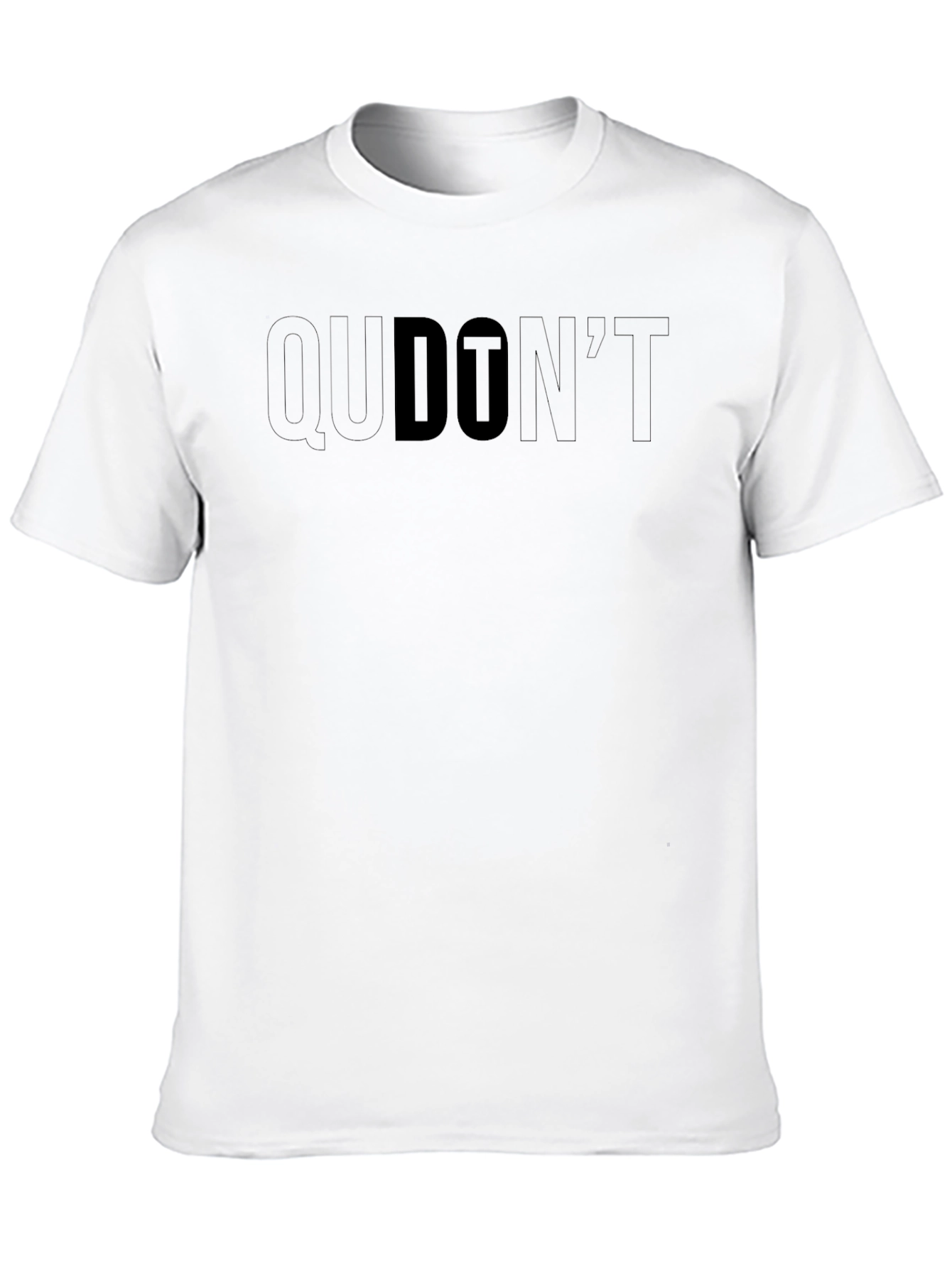 QU DONT Graphic Print T-Shirt