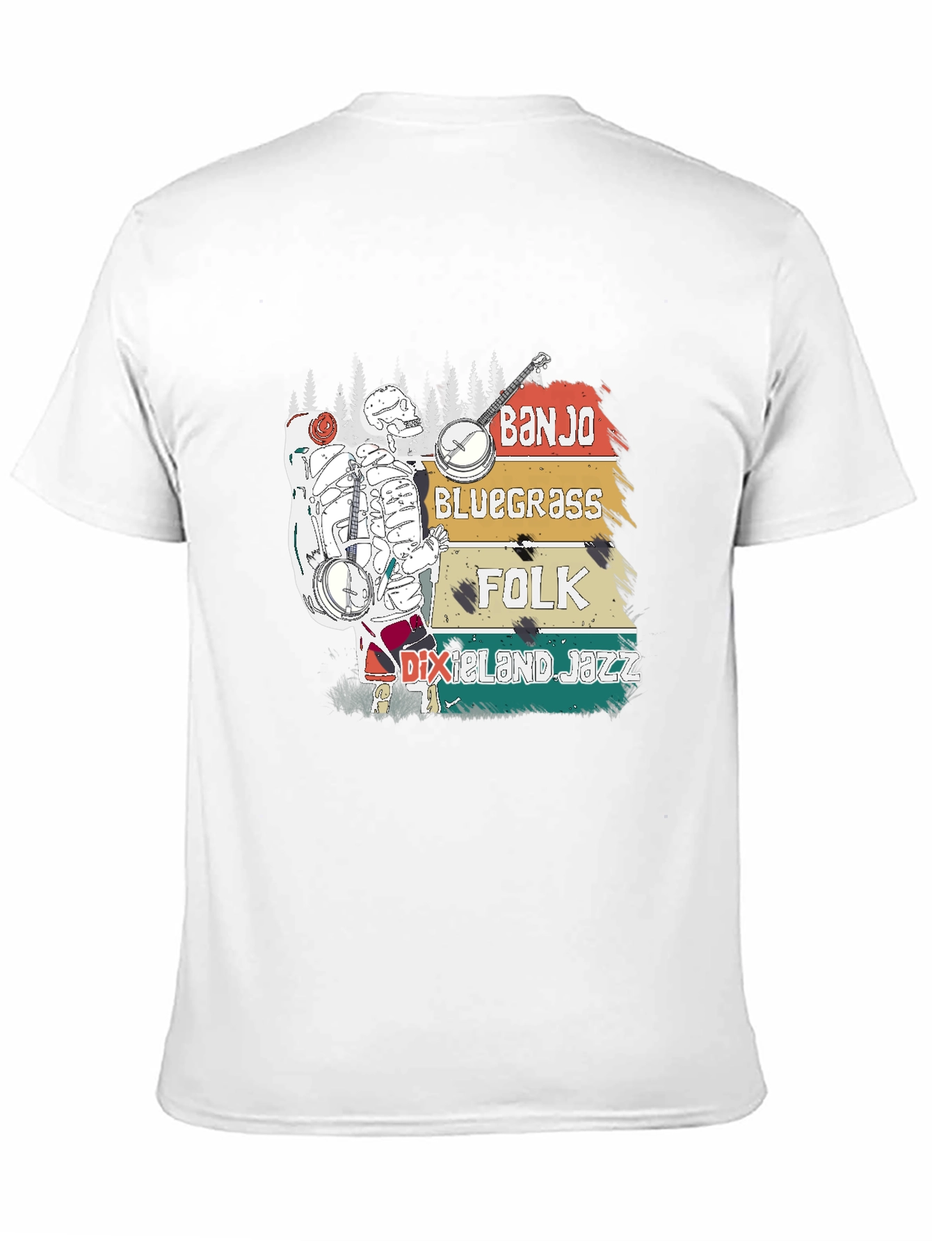 Banjo Bluegrass Folk T-Shirt