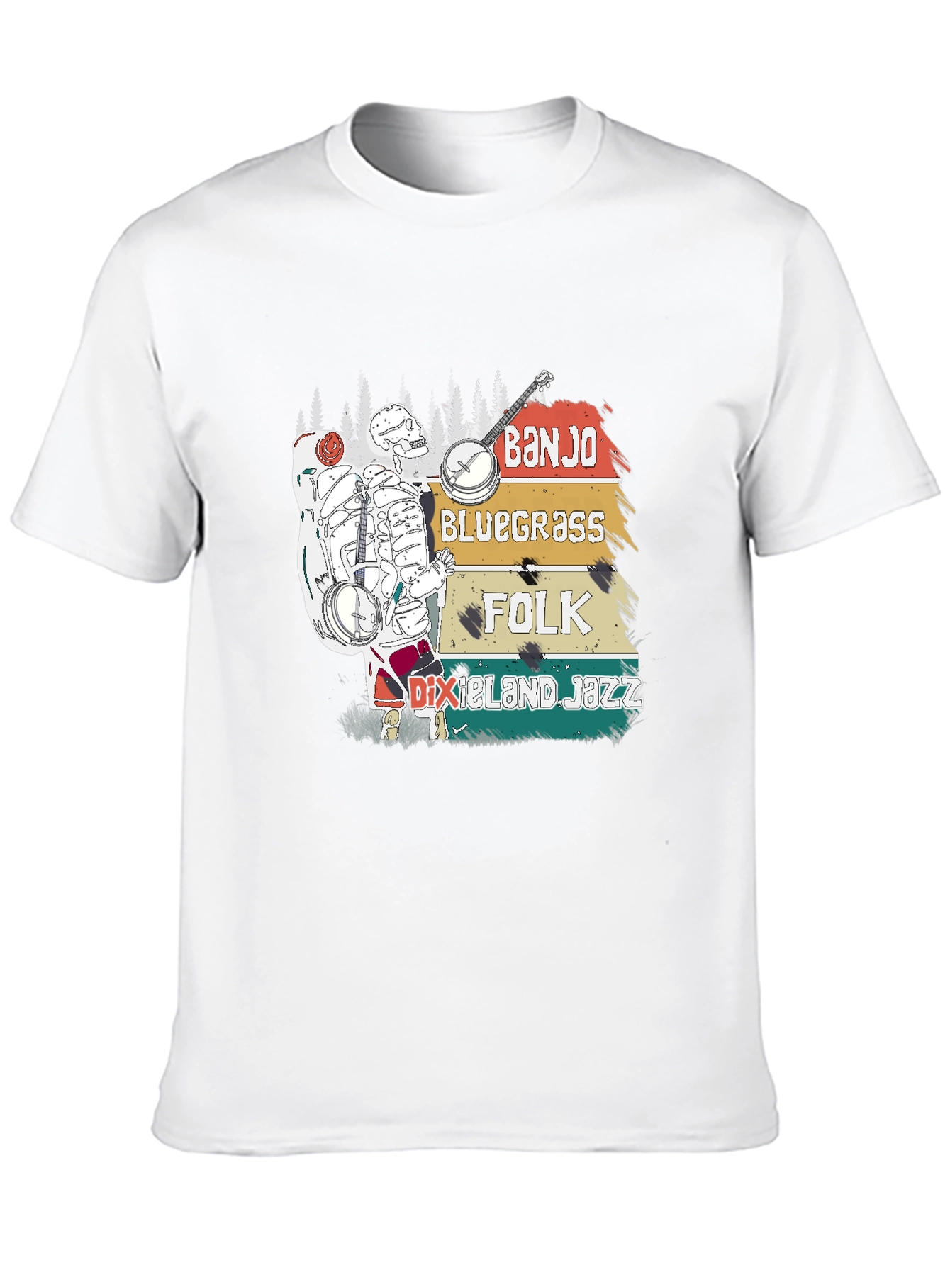 Banjo Bluegrass Folk T-Shirt