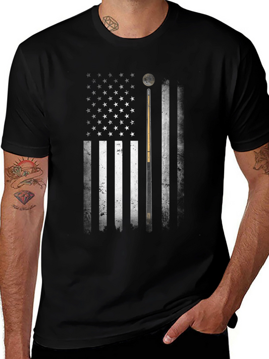 American Flag Billiards T-Shirt