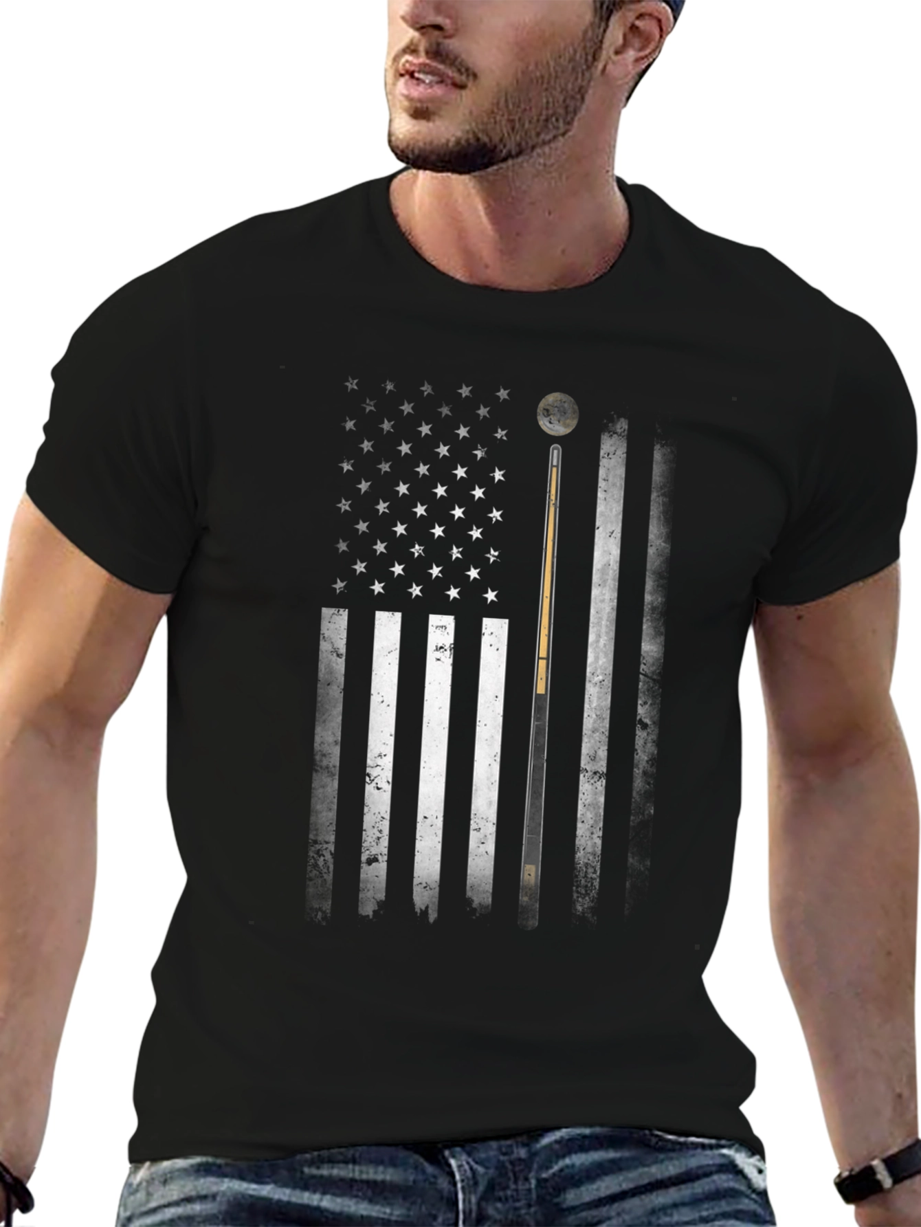 American Flag Billiards T-Shirt