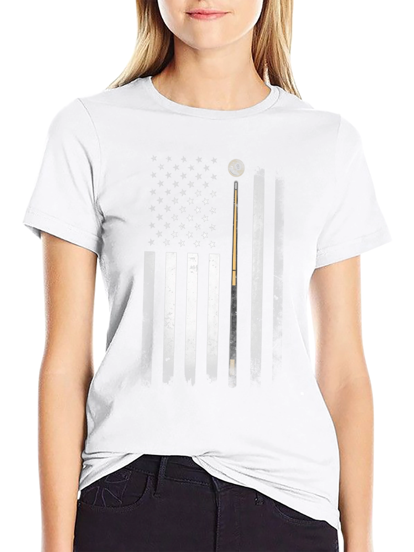American Flag Billiards T-Shirt