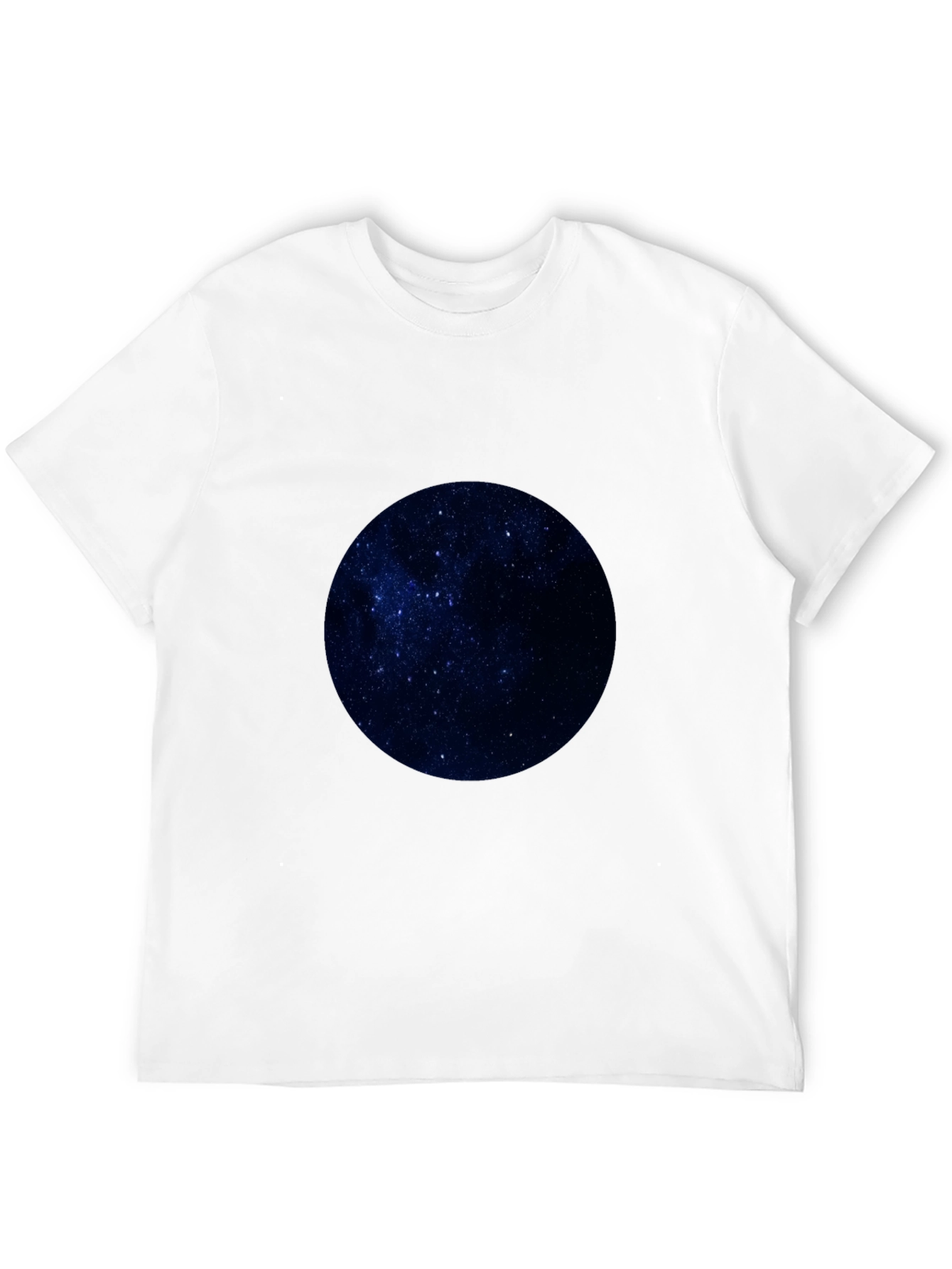 Celestial Sphere Graphic Tee - Black Cotton Comfort