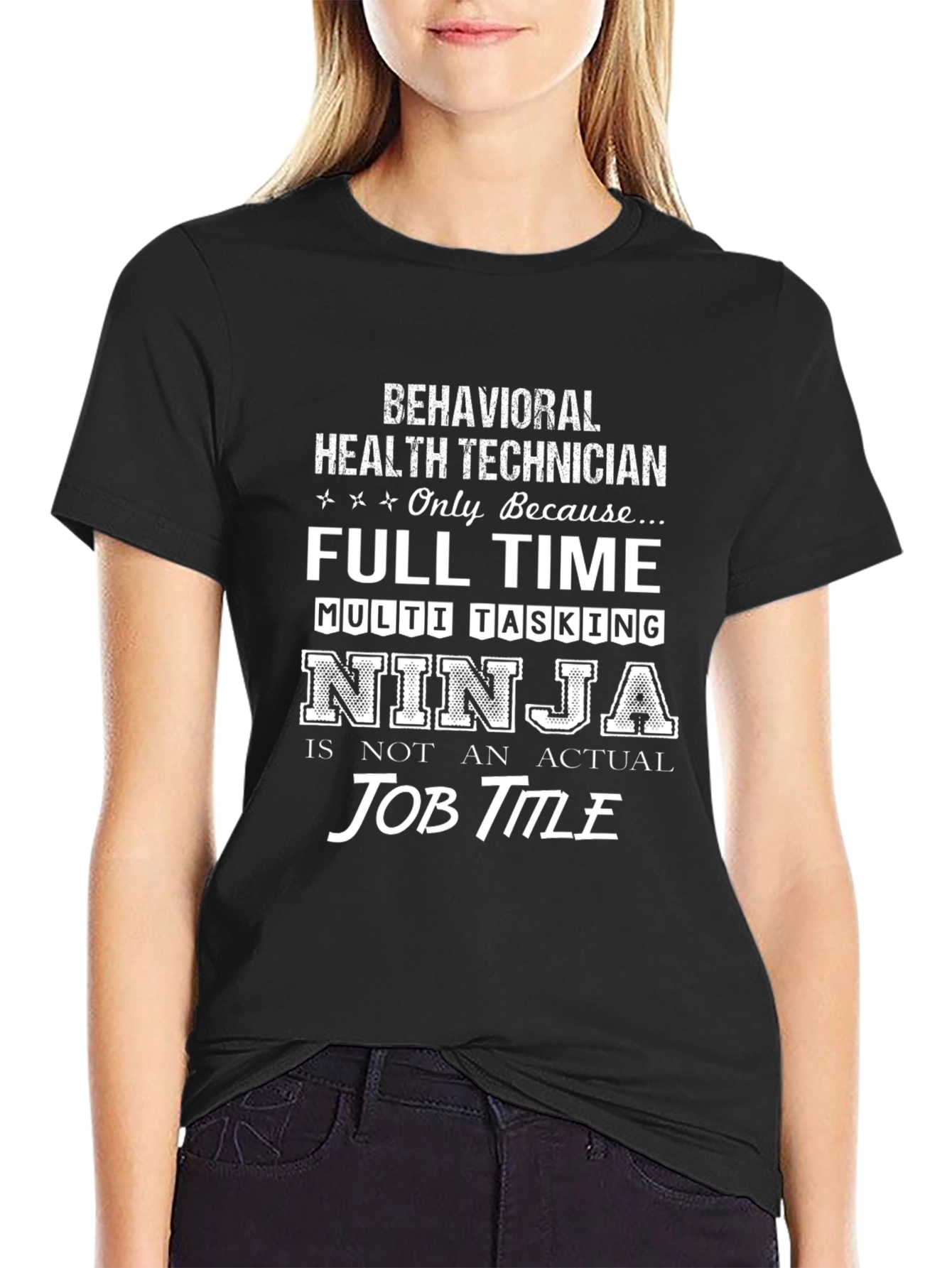Behavioral Health Technician Ninja T-Shirt