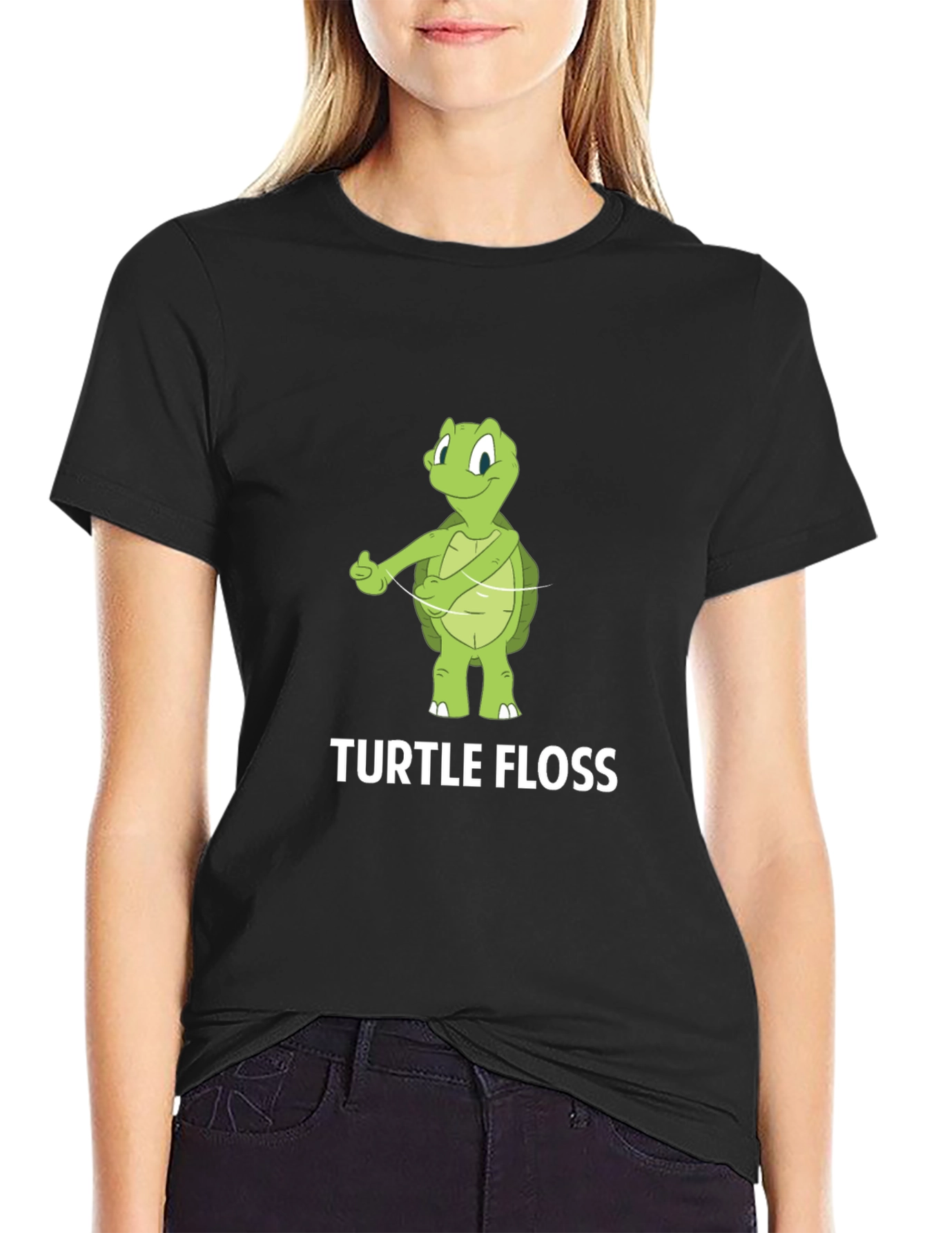 Turtle Floss T-Shirt - Funny Dental Hygiene Tee