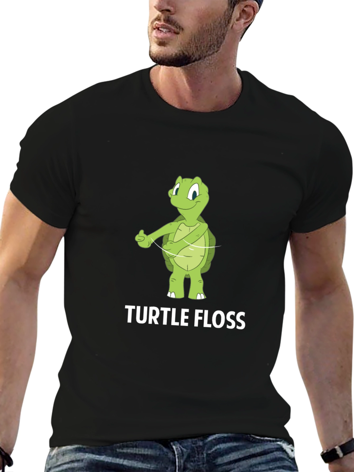 Turtle Floss T-Shirt - Funny Dental Hygiene Tee