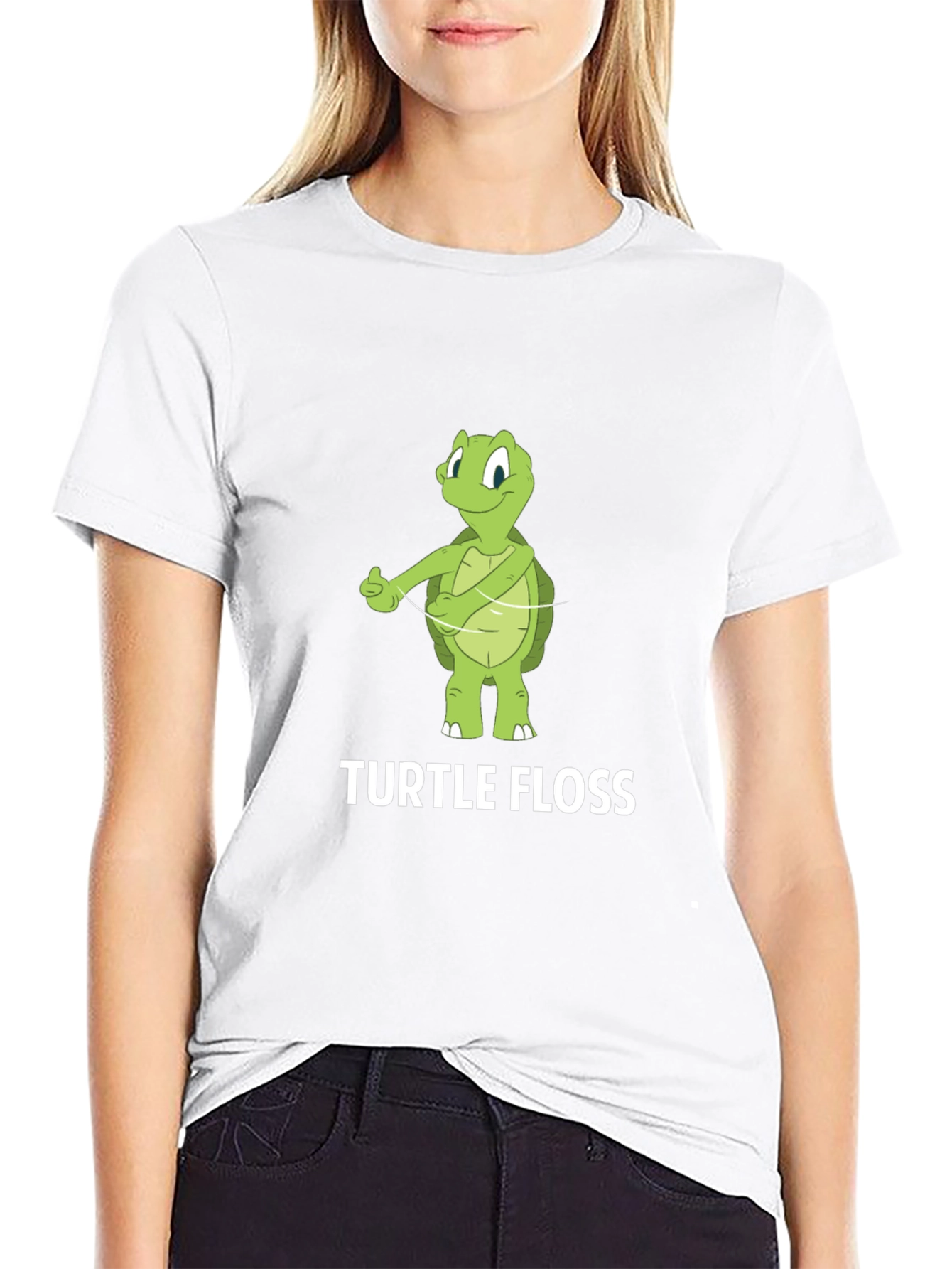 Turtle Floss T-Shirt - Funny Dental Hygiene Tee