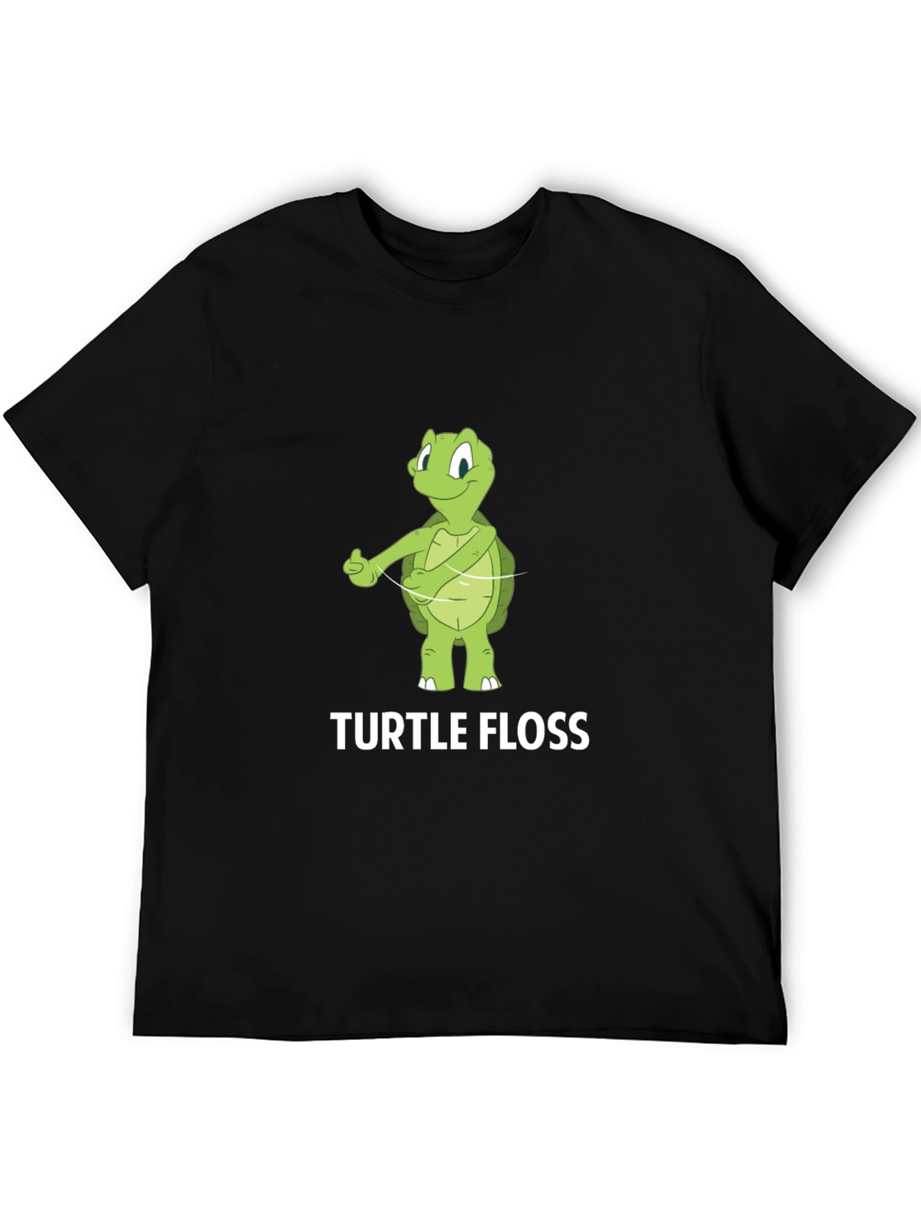Turtle Floss T-Shirt - Funny Dental Hygiene Tee