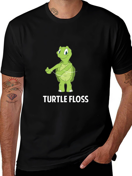 Turtle Floss T-Shirt - Funny Dental Hygiene Tee