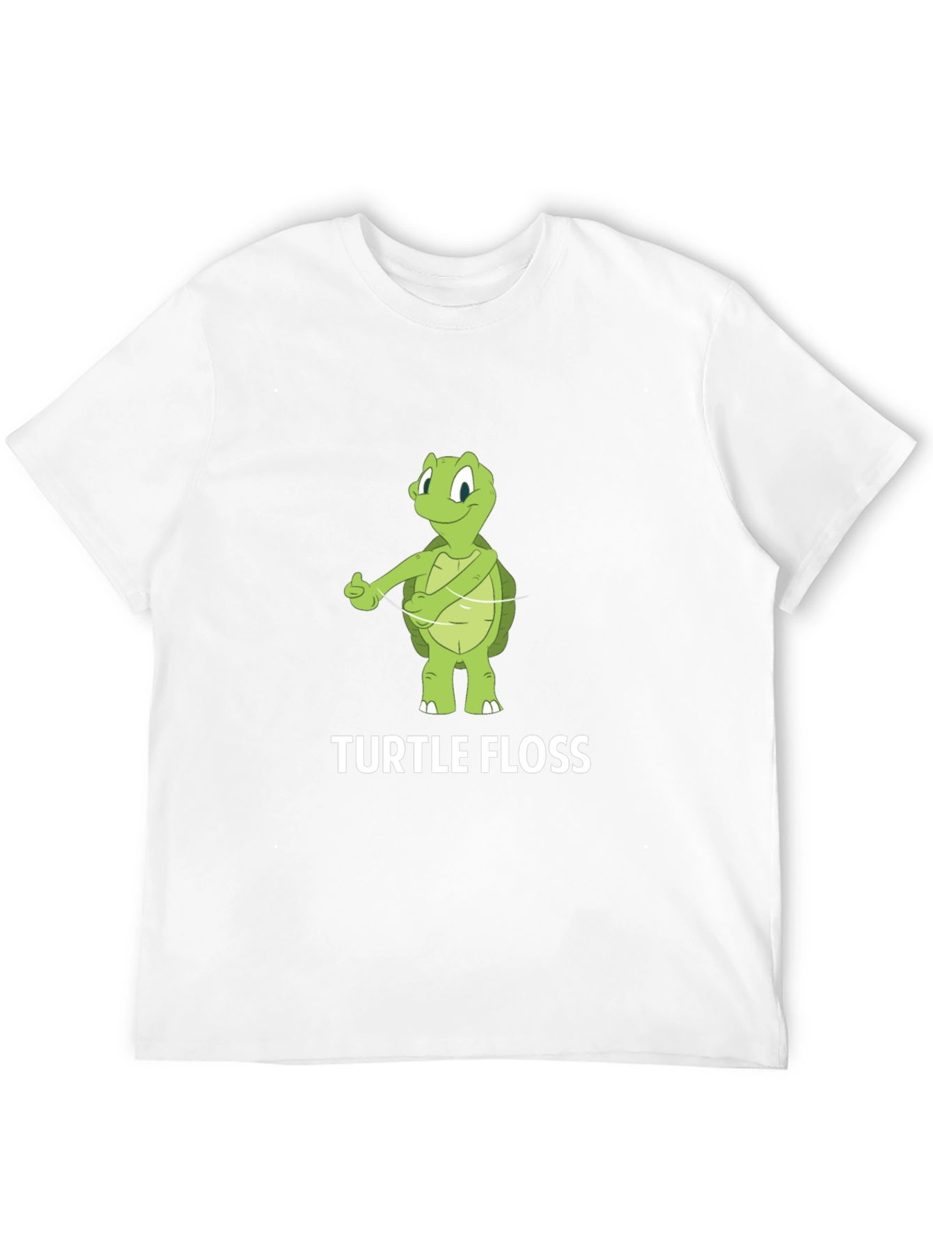 Turtle Floss T-Shirt - Funny Dental Hygiene Tee