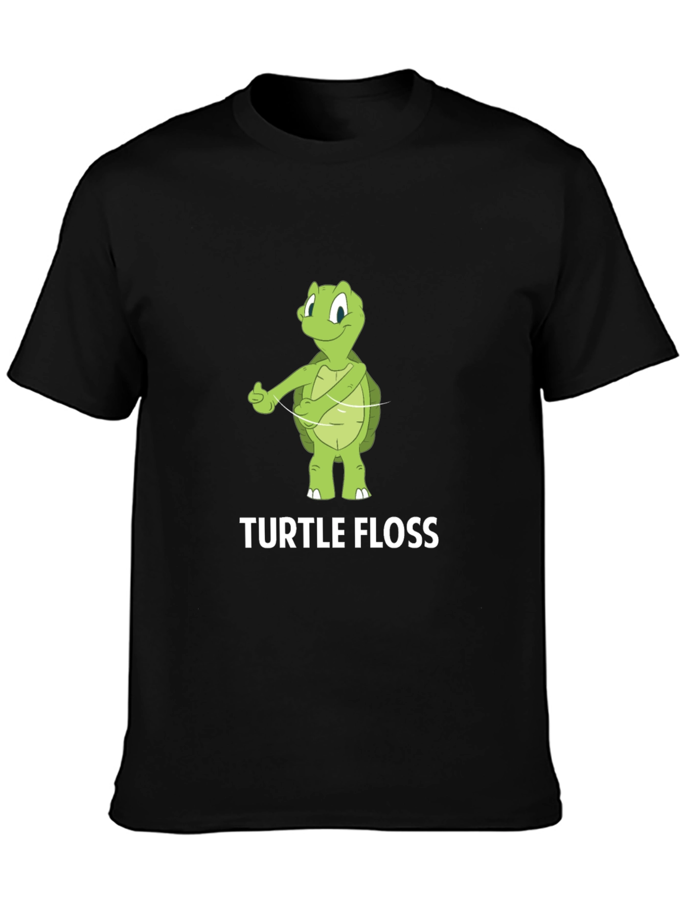 Turtle Floss T-Shirt - Funny Dental Hygiene Tee