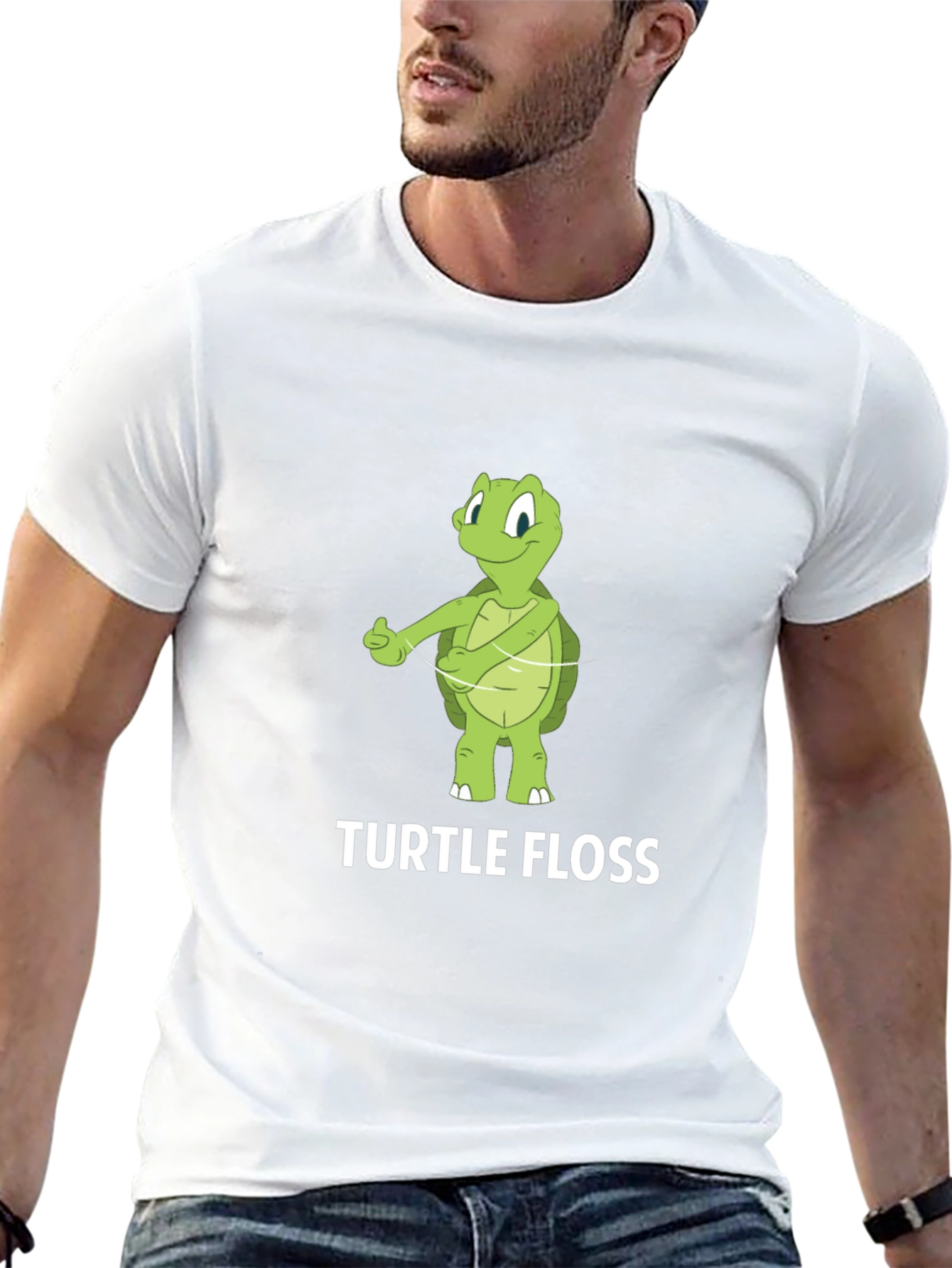 Turtle Floss T-Shirt - Funny Dental Hygiene Tee