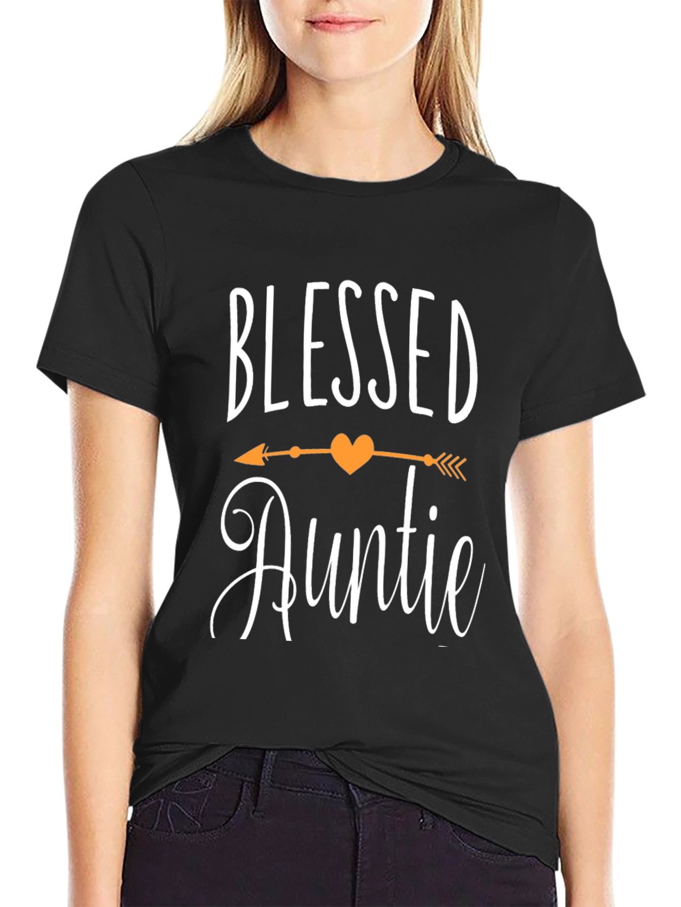Blessed Auntie T-Shirt - Cute Graphic Tee