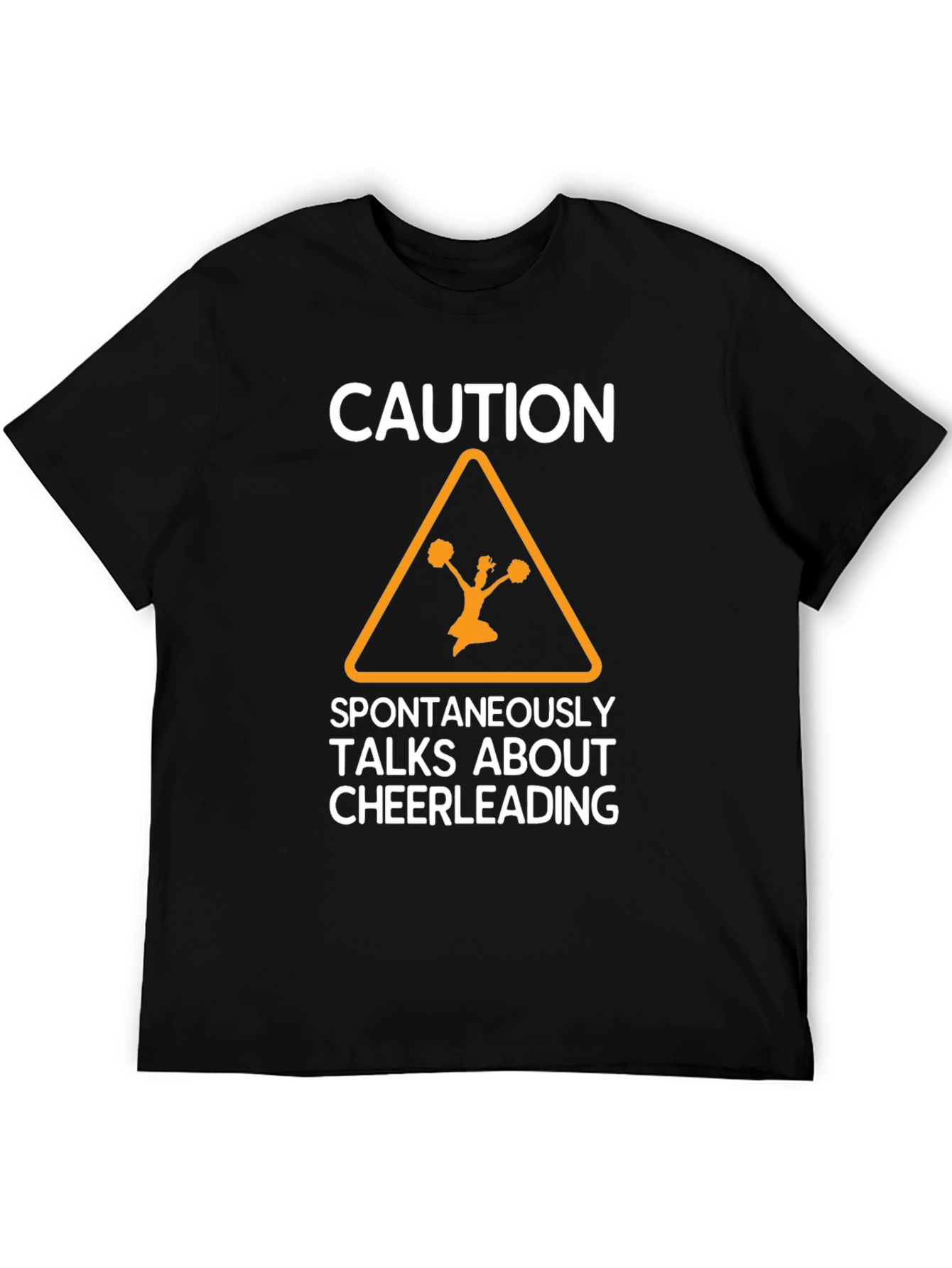 Caution Cheerleading Graphic Tee