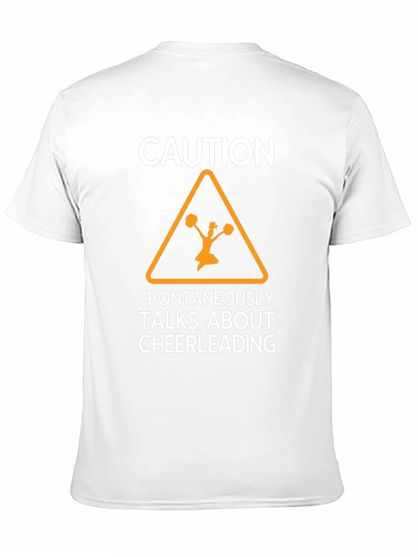 Caution Cheerleading Graphic Tee